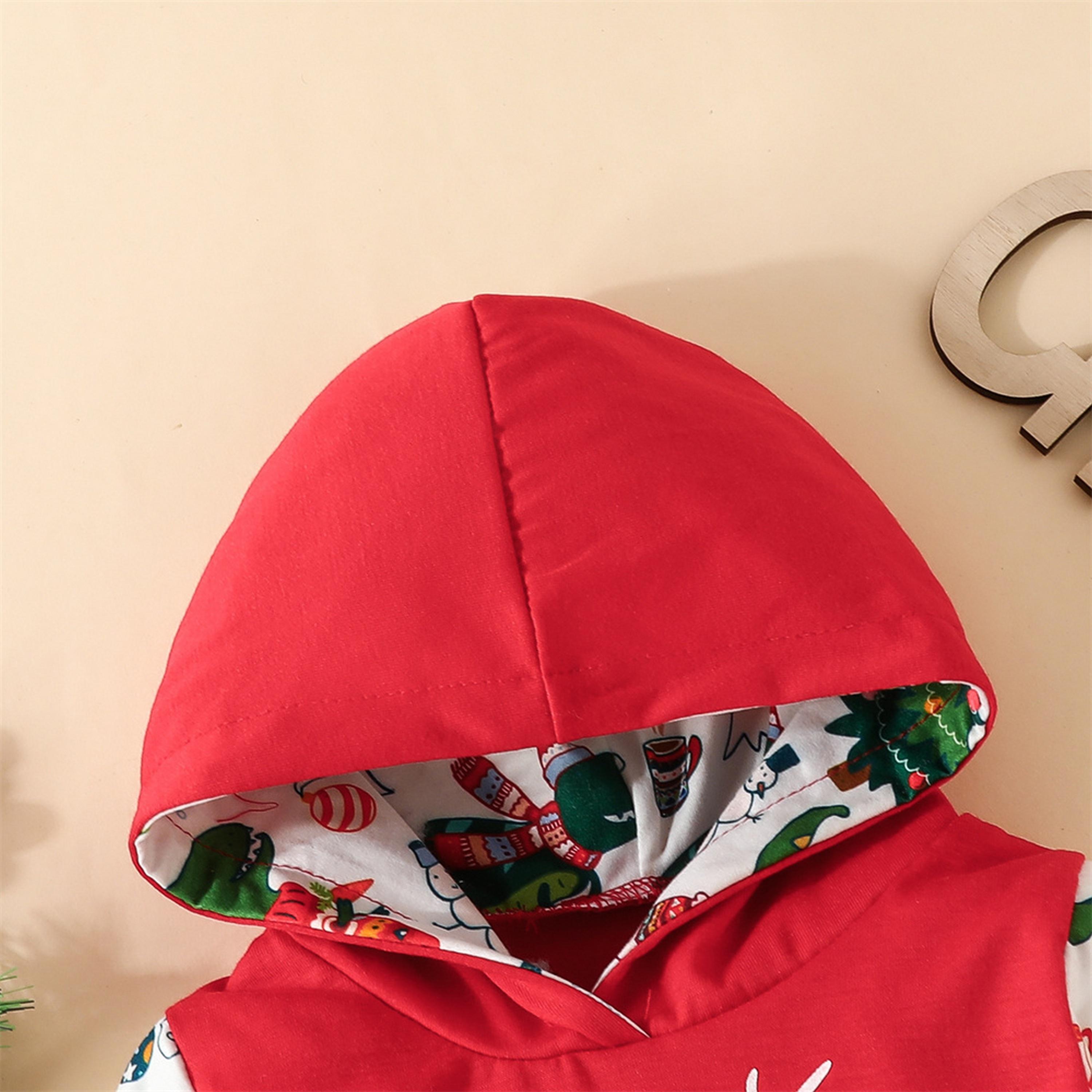 Babyqlo 2-Piece Kid's Christmas Printed Hooded Top with Joggers Set-baby-girls-clothing-setsandcoords-image-4