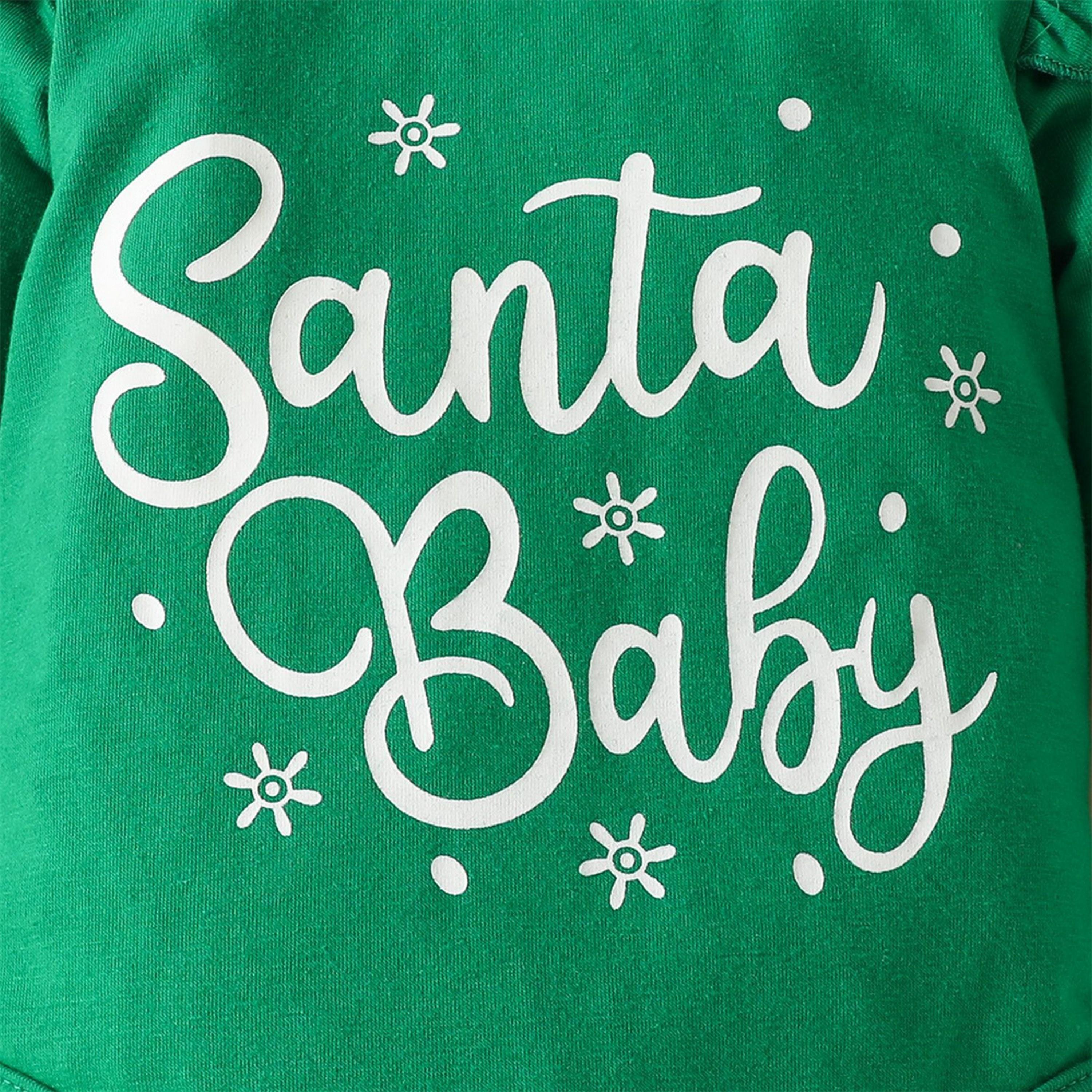 Babyqlo 4-Piece Festive Evergreen Delight Christmas Bodysuit Set with Pant Cap and Headband-baby-girls-clothing-setsandcoords-image-3