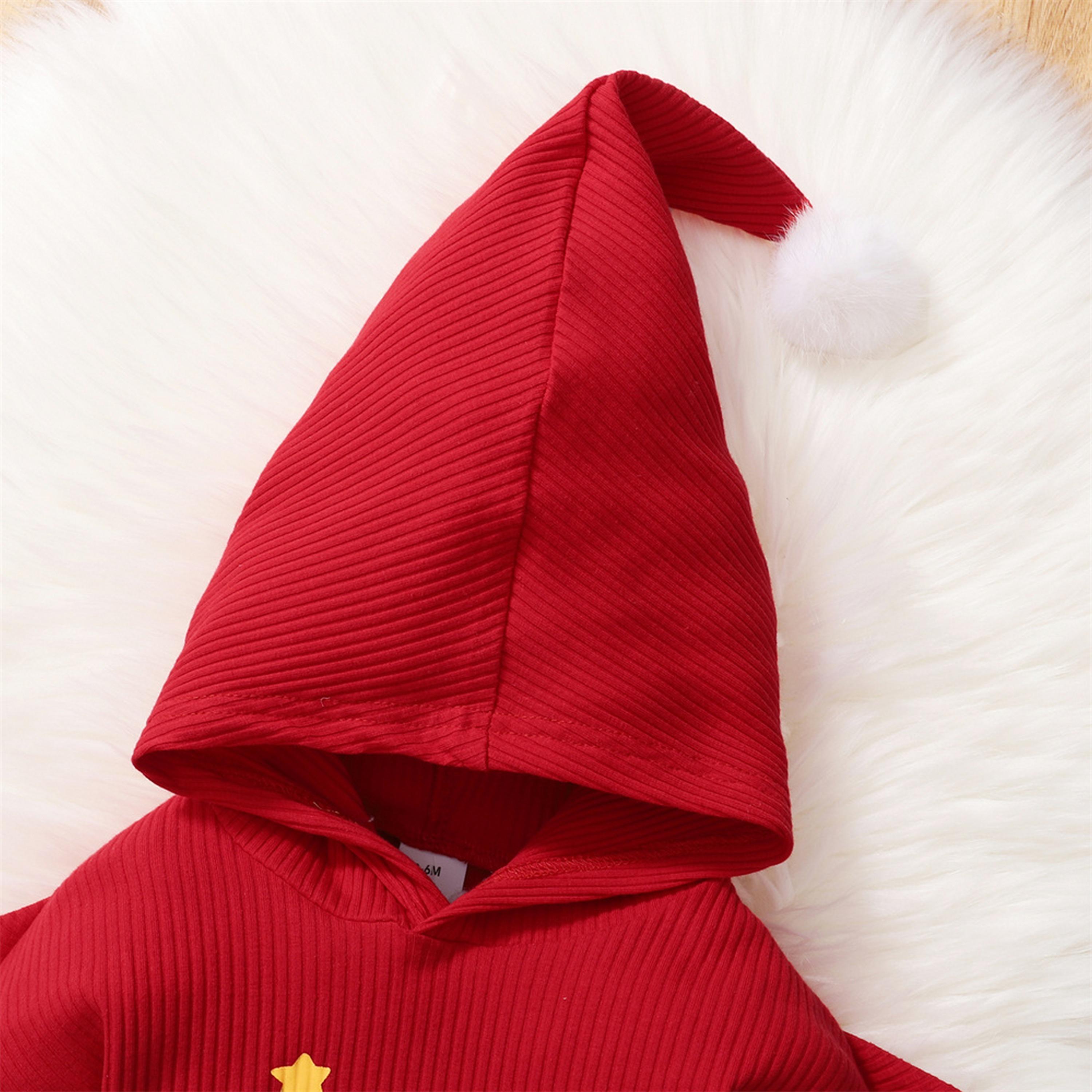 مجموعة بودي سوت أحمر داينو سبايكس مع بنطال تدفئة للأطفال قطعتين من بيبيكلو-baby-girls-clothing-setsandcoords-image-4