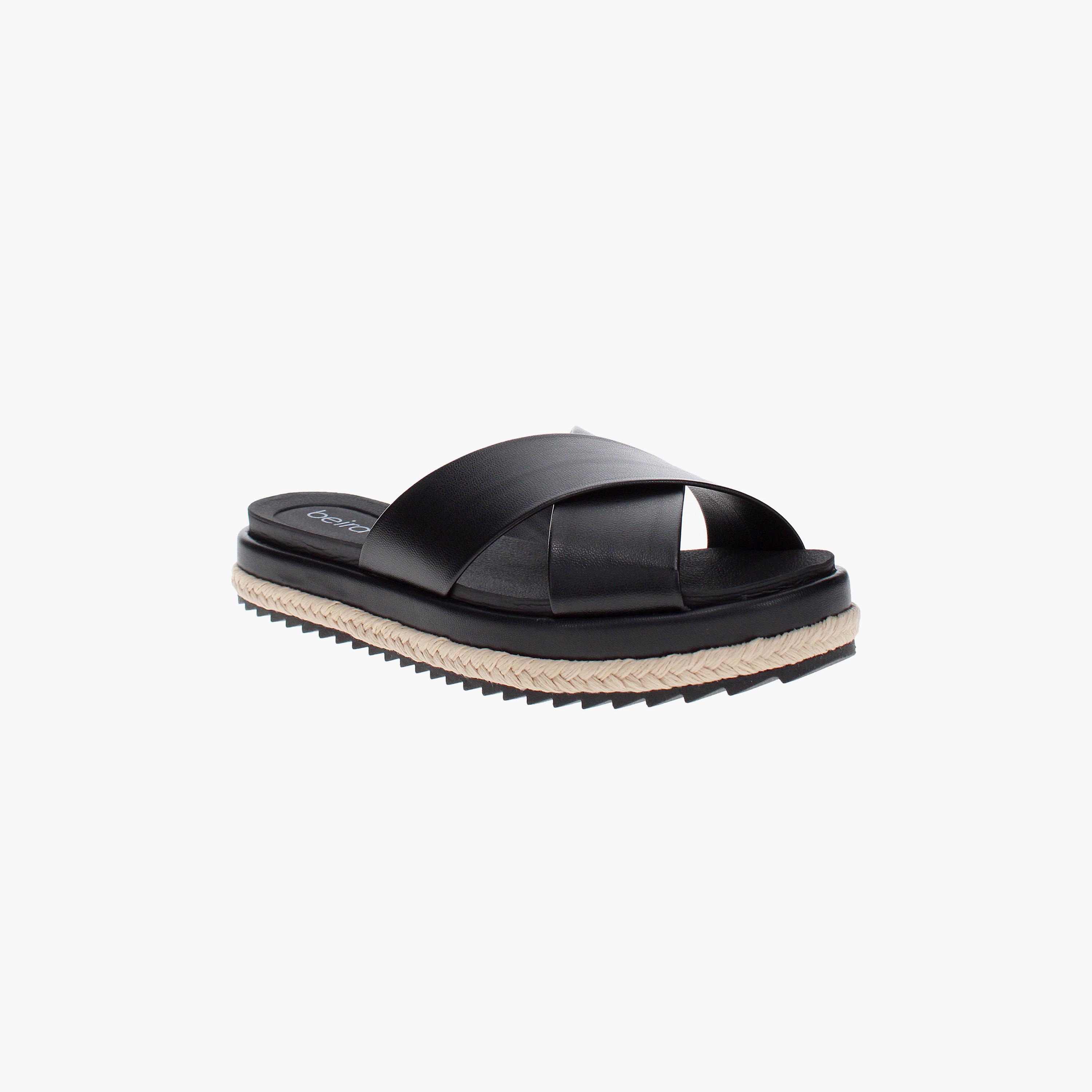 Slip fashion on beira rio flatform