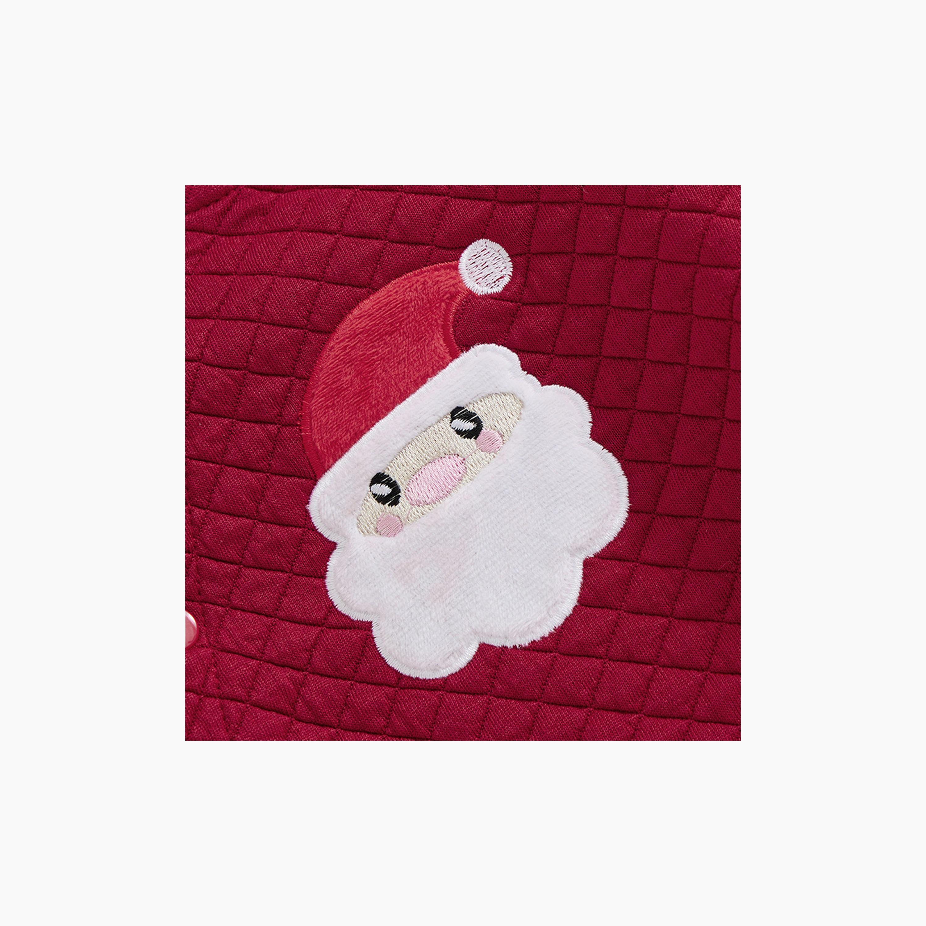 Babyqlo Quilted Santa Christmas-Theme Printed Romper-baby-boys-clothing-rompers-image-4