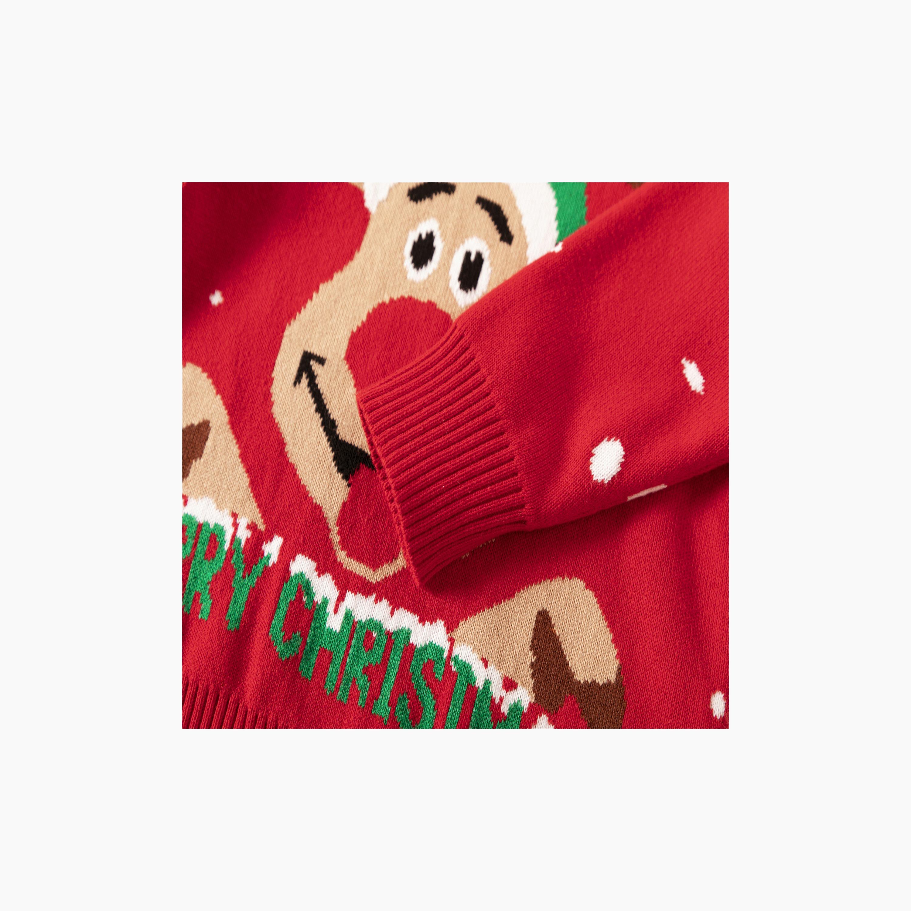 Babyqlo Unisex Reindeer Christmas-Theme Printed Sweater-girls-clothing-sweatshirts-image-6