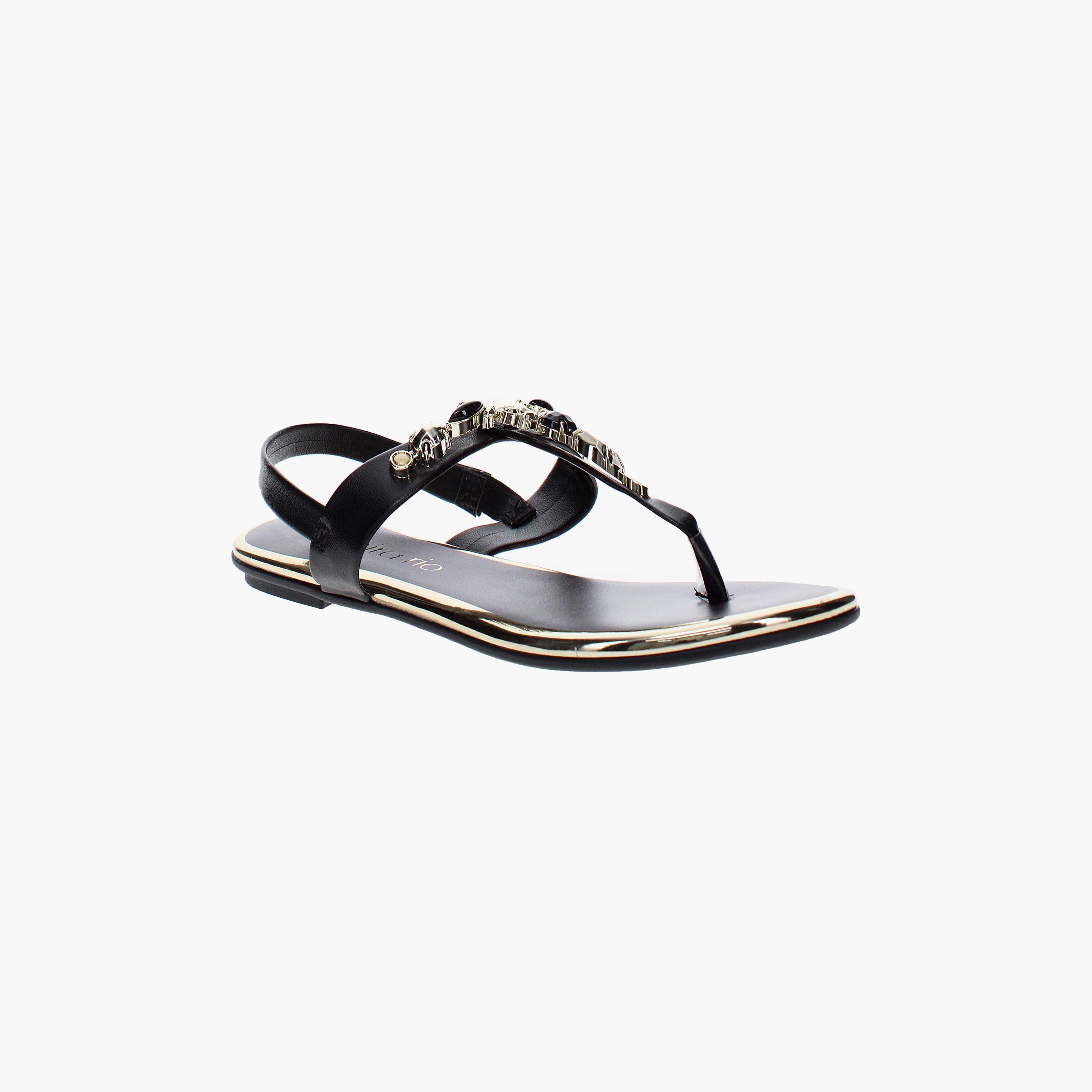 Beira Rio by Geoomnii  Women's Slip On Thong Sandals | 8367-631-23814-15745       -women-shoes-sandals-flats-image-1
