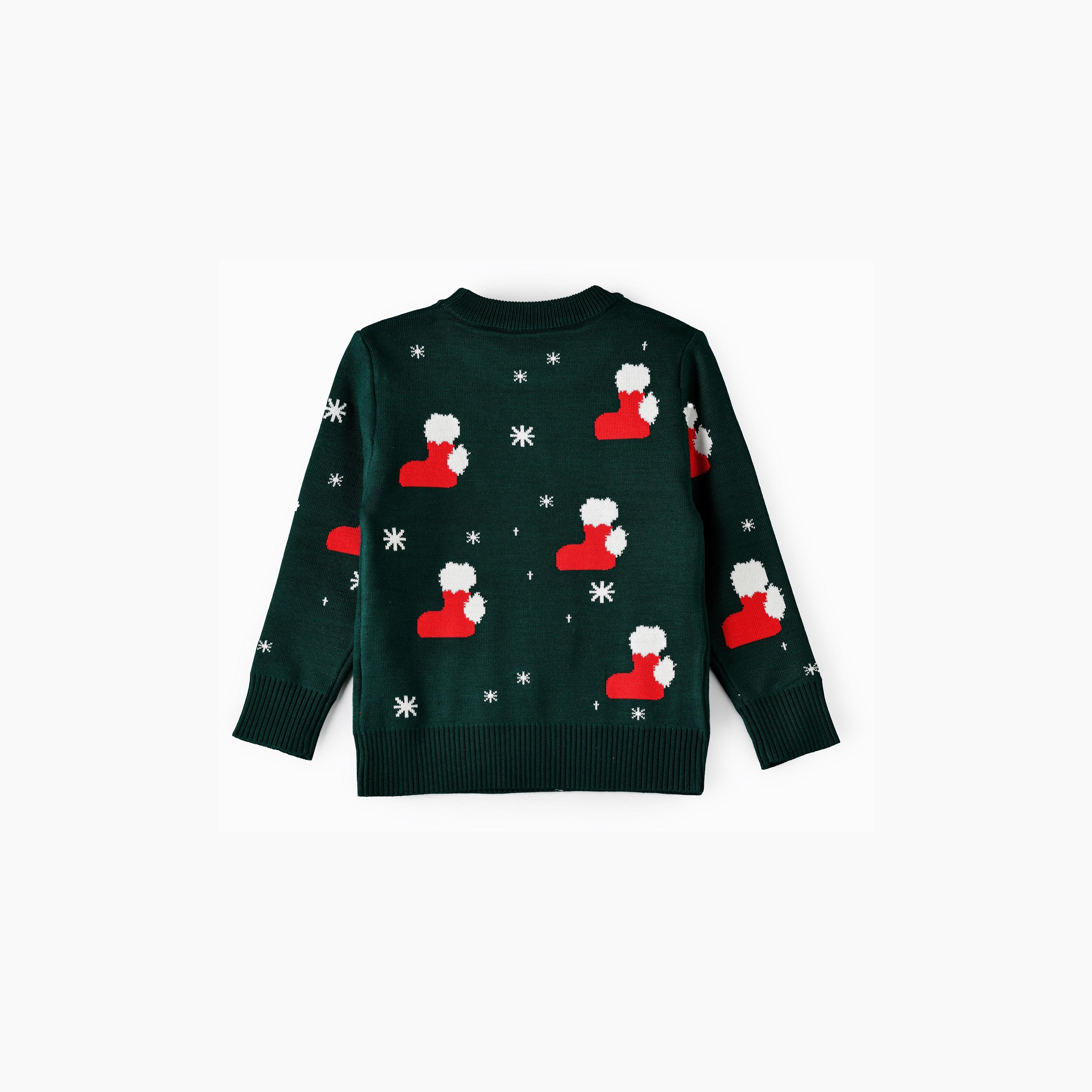 Babyqlo Stocking Christmas-Theme Printed Sweater-boys-clothing-sweatshirts-image-4