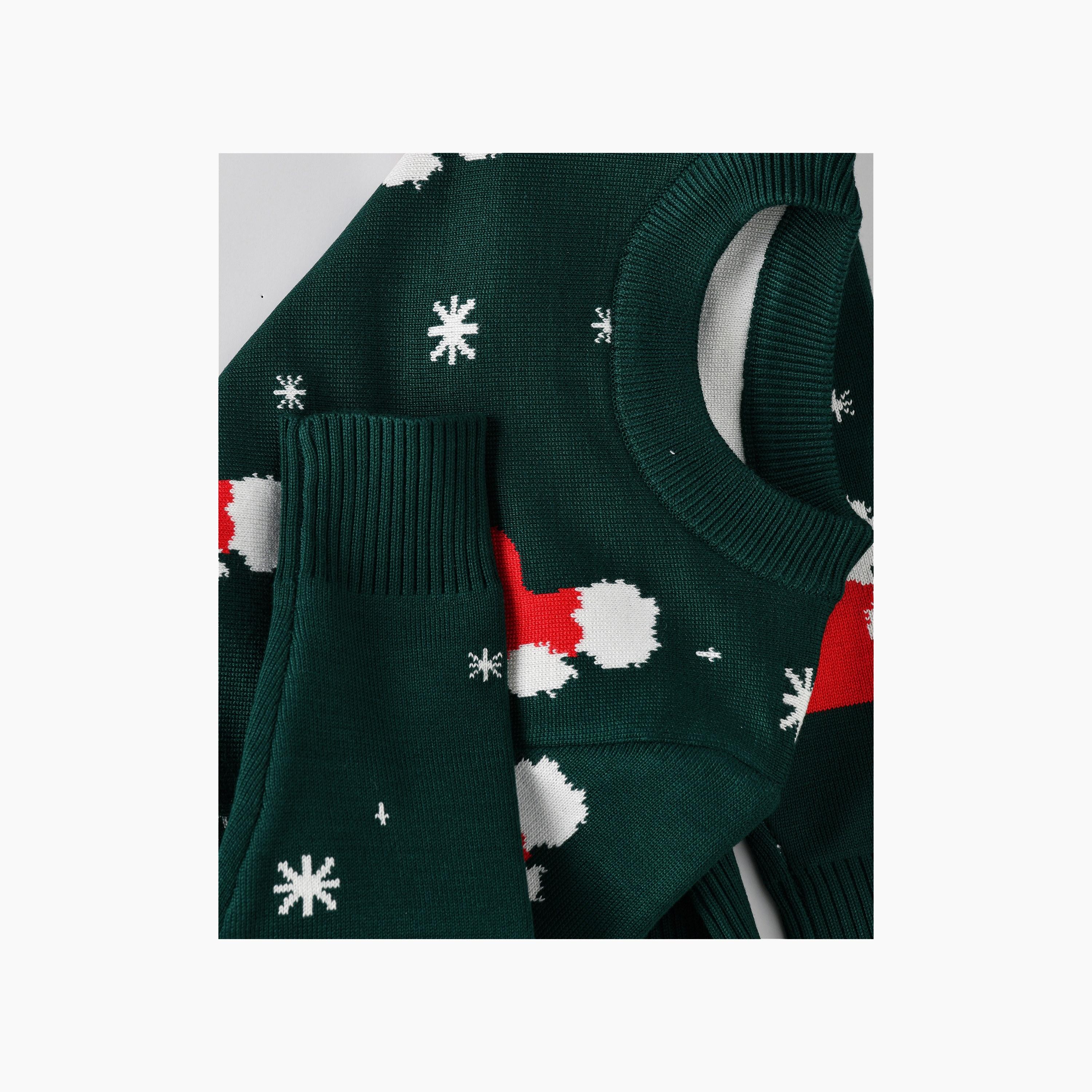 Babyqlo Stocking Christmas-Theme Printed Sweater-boys-clothing-sweatshirts-image-5