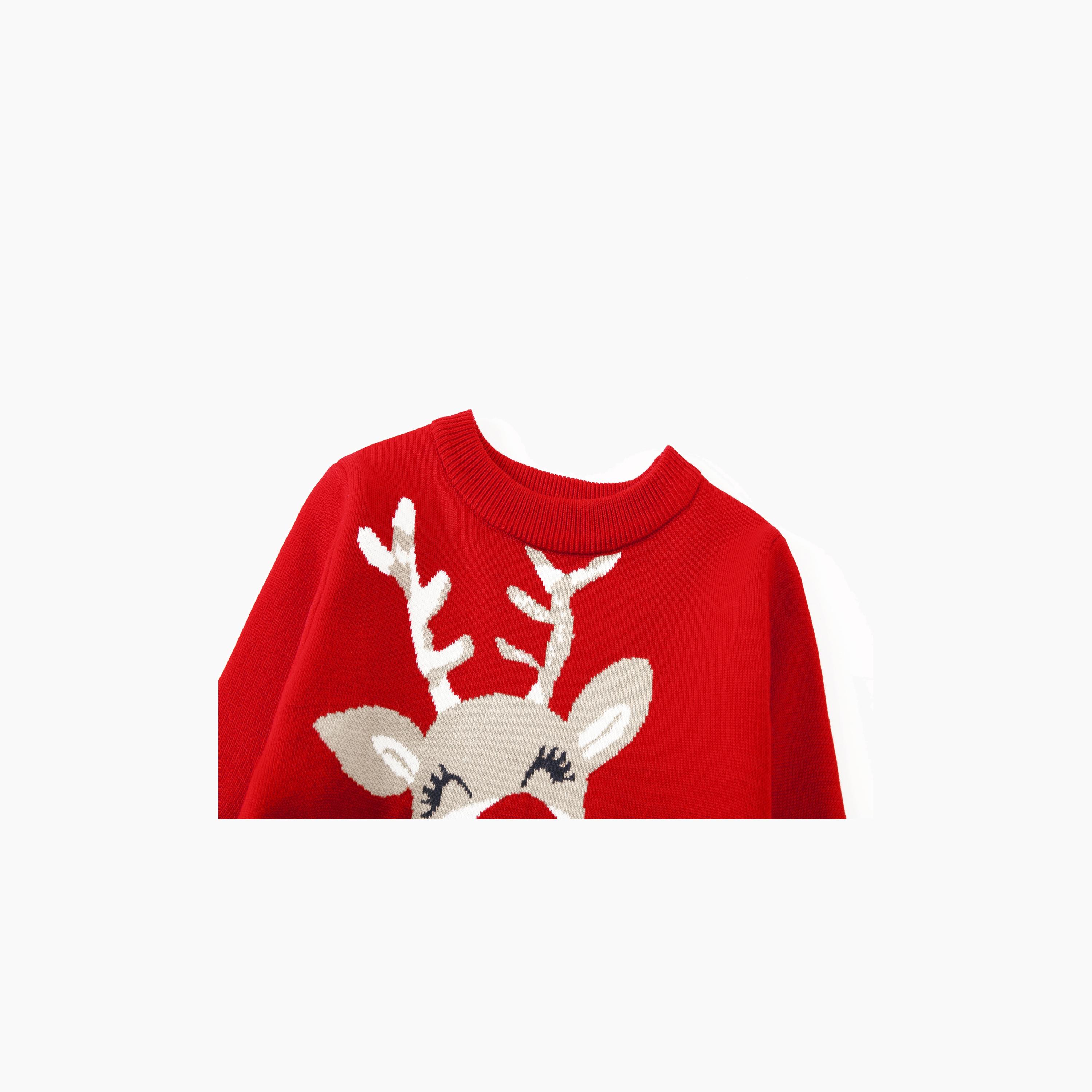 Babyqlo Happy New Year Reindeer Christmas-Theme Printed Sweater-girls-clothing-sweatshirts-image-3