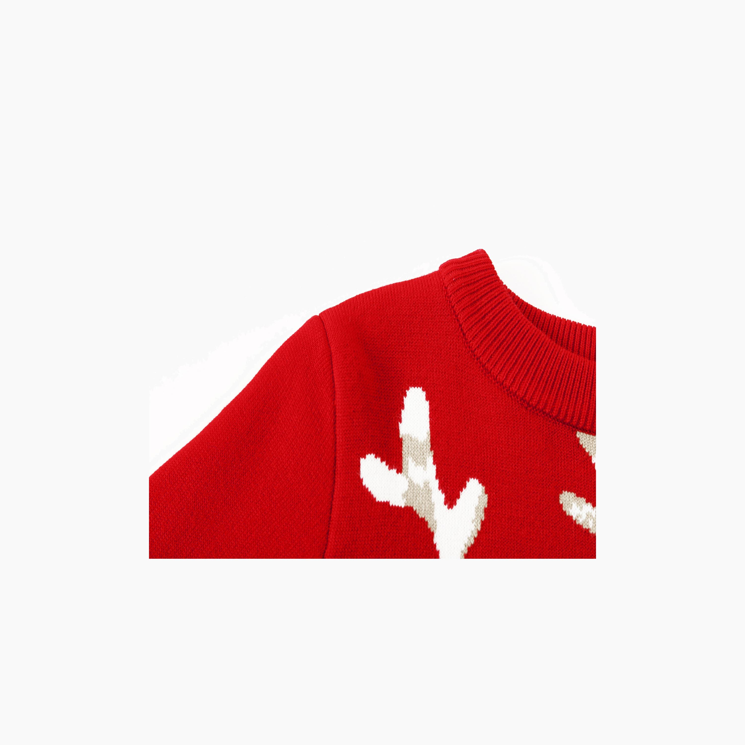 Babyqlo Happy New Year Reindeer Christmas-Theme Printed Sweater-girls-clothing-sweatshirts-image-4