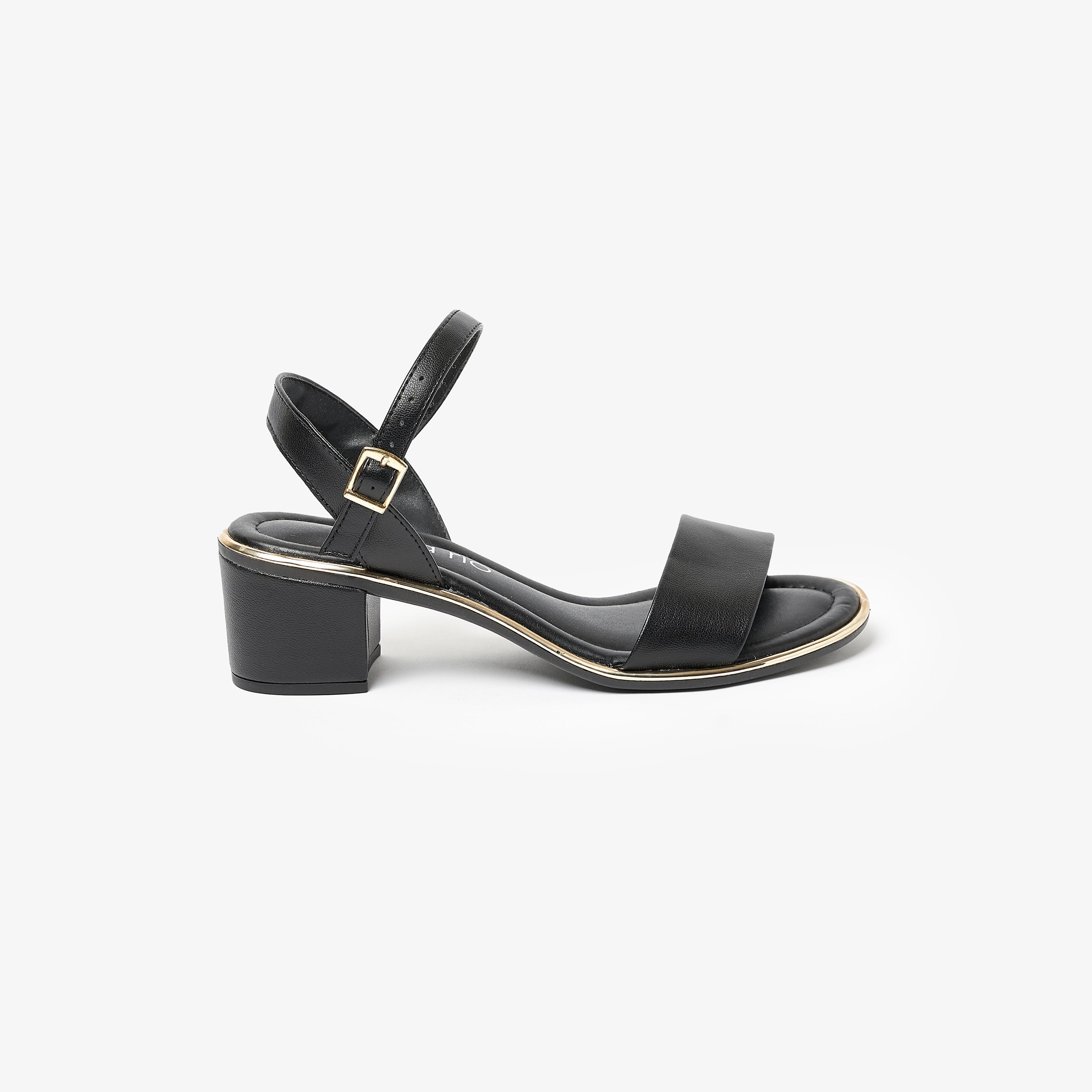 Beira Rio by Geoomnii  Women's Block Heel Sandals with Slingback | 8379-203-9569      -women-shoes-heels-image-2