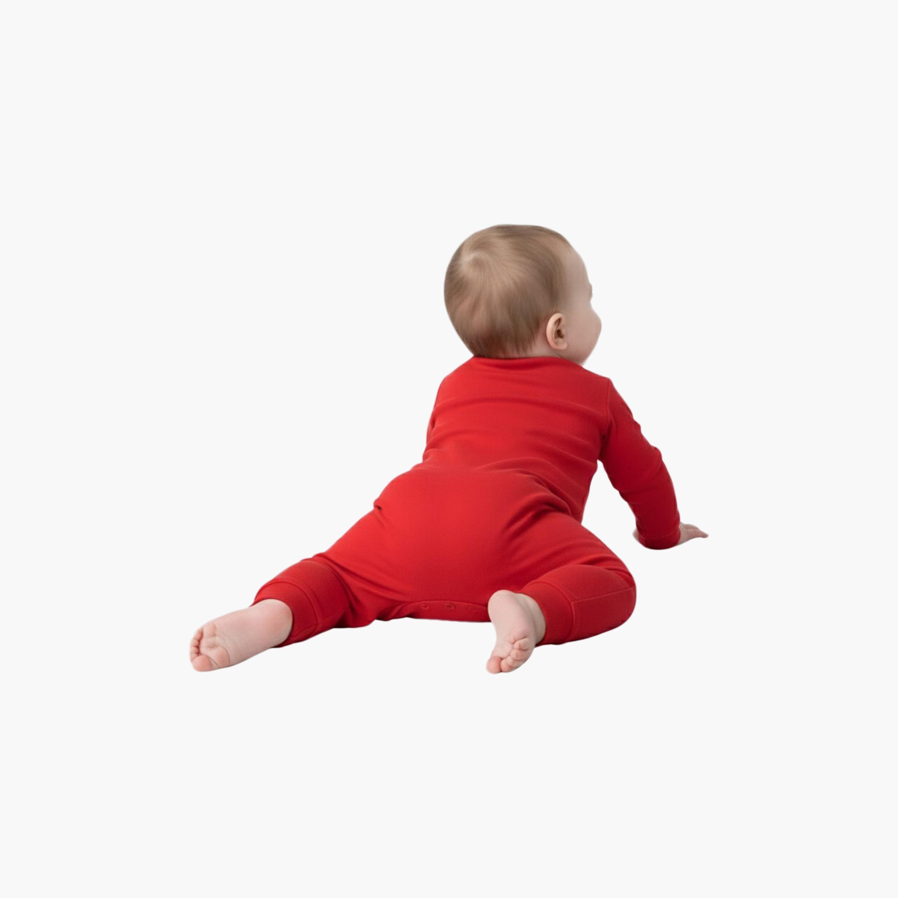 Babyqlo My 1st Christmas Long Sleeves Rompers-baby-boys-clothing-rompers-image-2