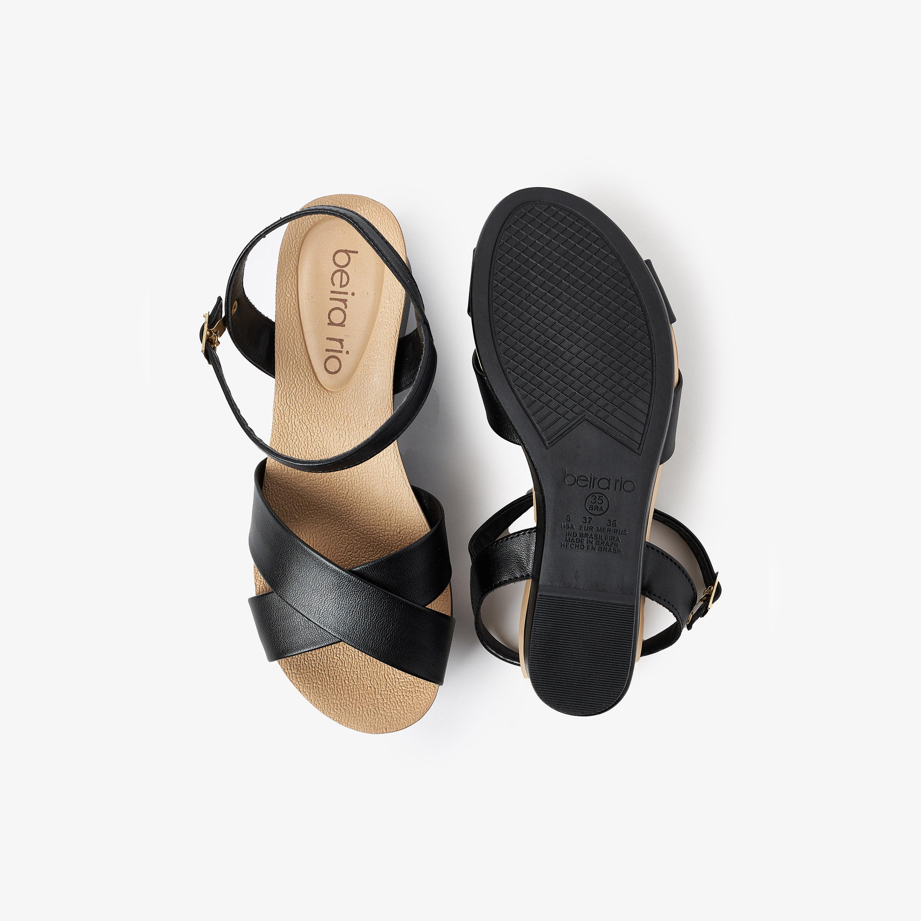 صندل ويدج نسائي من بيرا ريو بكعب عريض وحزام خلفي | 8407-103-9569-women-shoes-heels-image-4