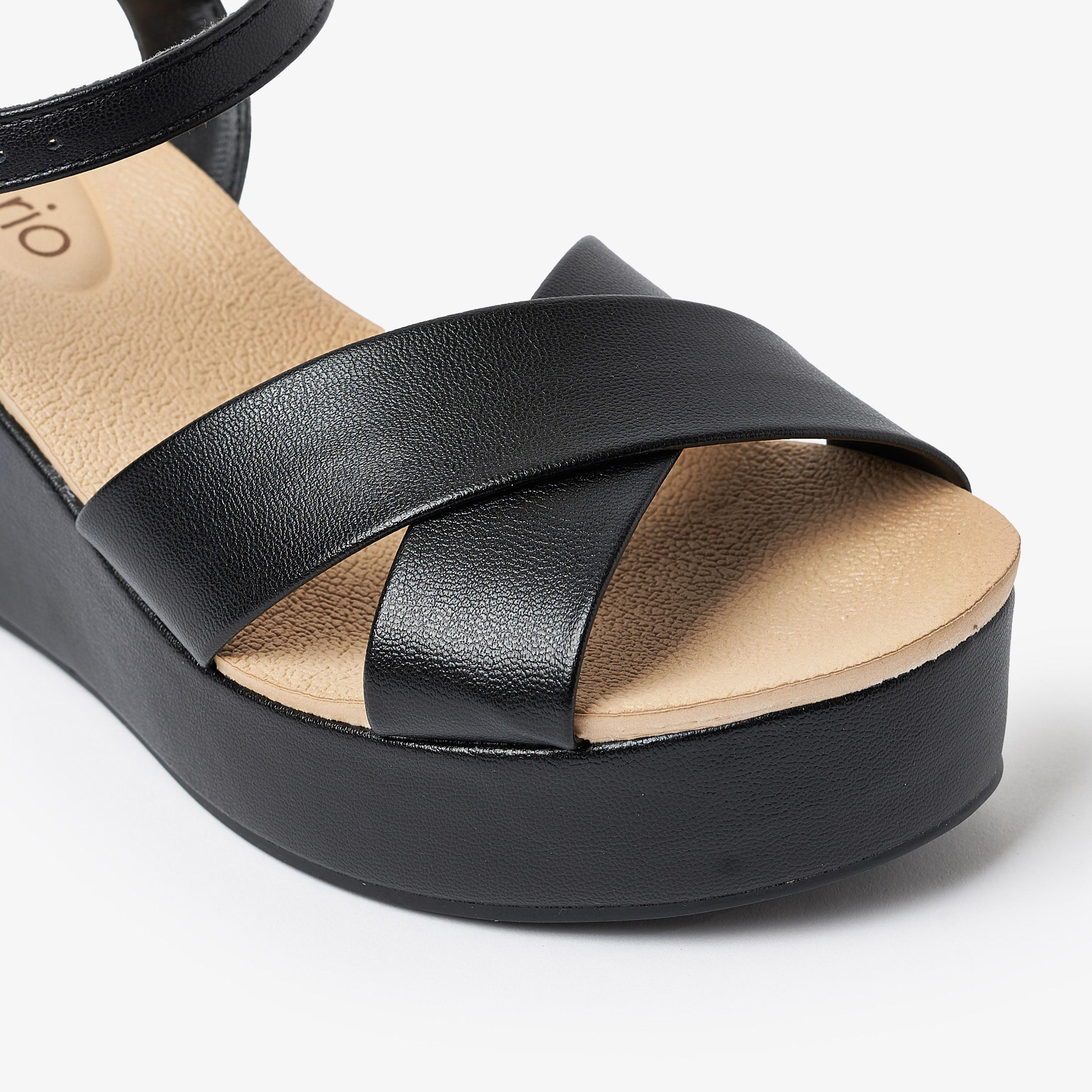 صندل ويدج نسائي من بيرا ريو بكعب عريض وحزام خلفي | 8407-103-9569-women-shoes-heels-image-5