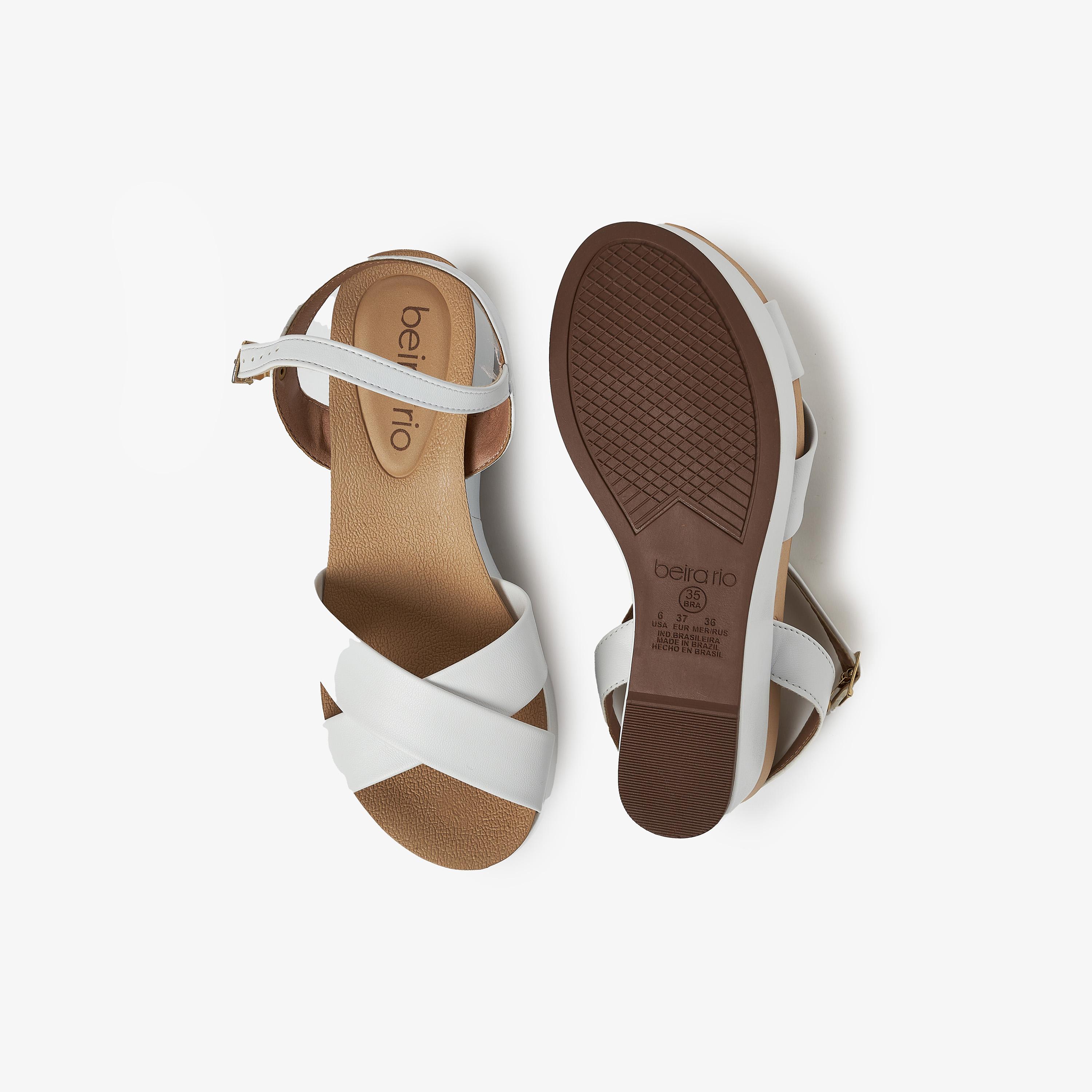 صندل ويدج نسائي من بيرا ريو بكعب عريض وحزام خلفي | 8407-103-9569-women-shoes-heels-image-9