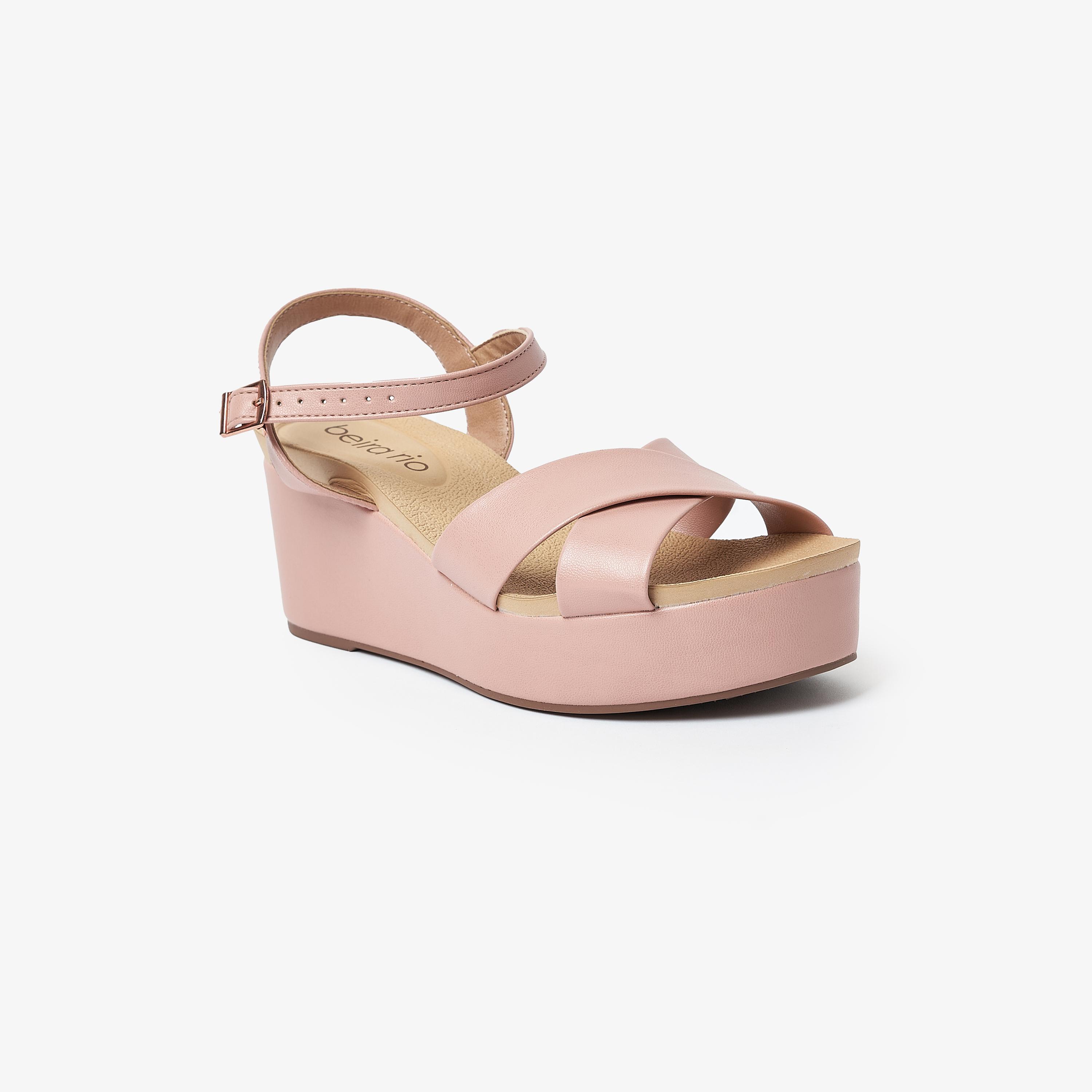 صندل ويدج نسائي من بيرا ريو بكعب عريض وحزام خلفي | 8407-103-9569-women-shoes-heels-image-11