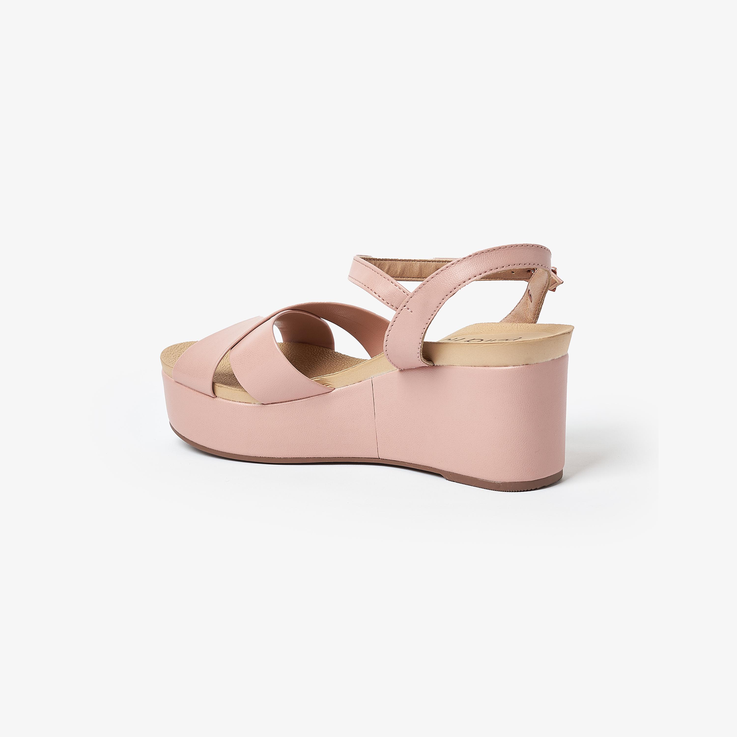 صندل ويدج نسائي من بيرا ريو بكعب عريض وحزام خلفي | 8407-103-9569-women-shoes-heels-image-13