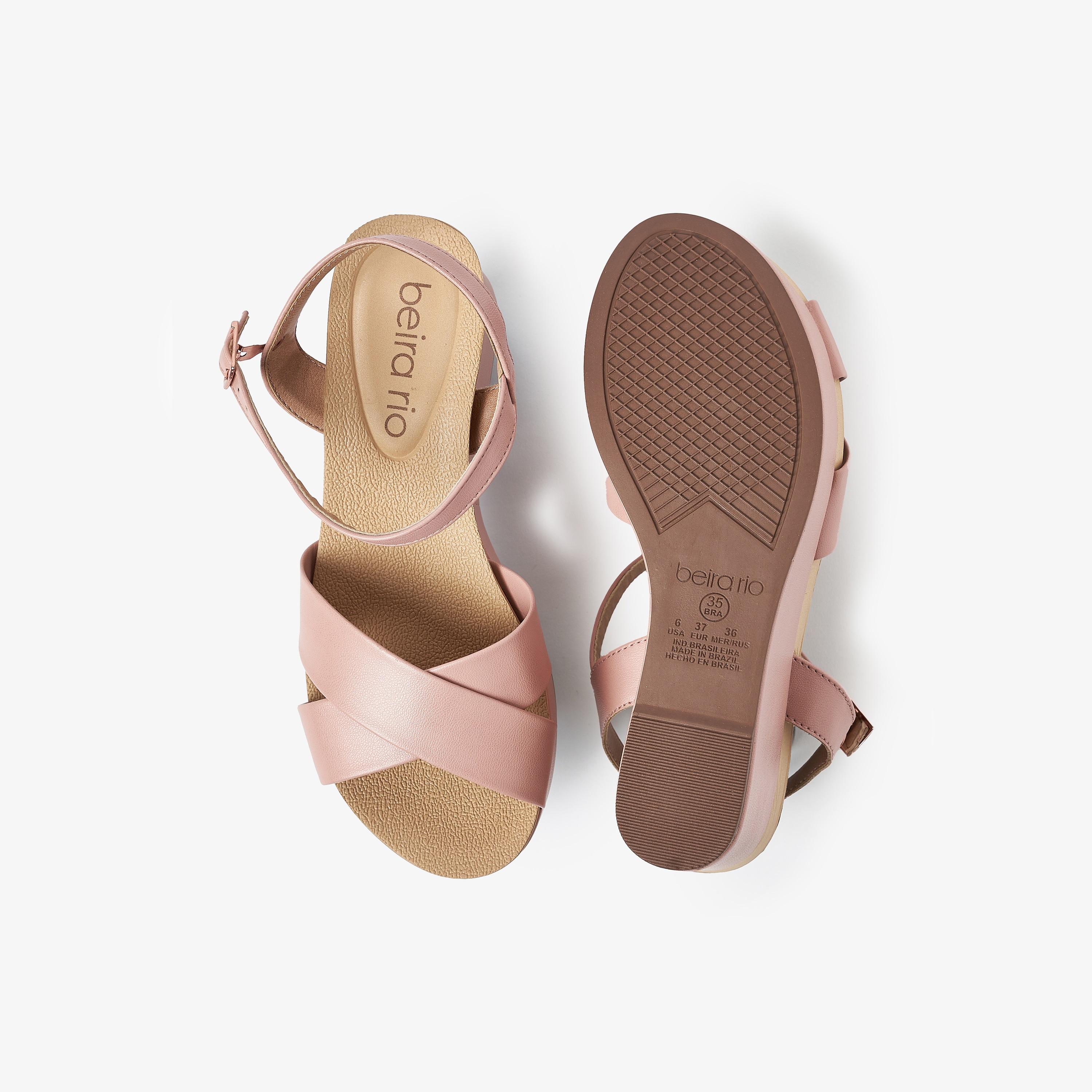 صندل ويدج نسائي من بيرا ريو بكعب عريض وحزام خلفي | 8407-103-9569-women-shoes-heels-image-14