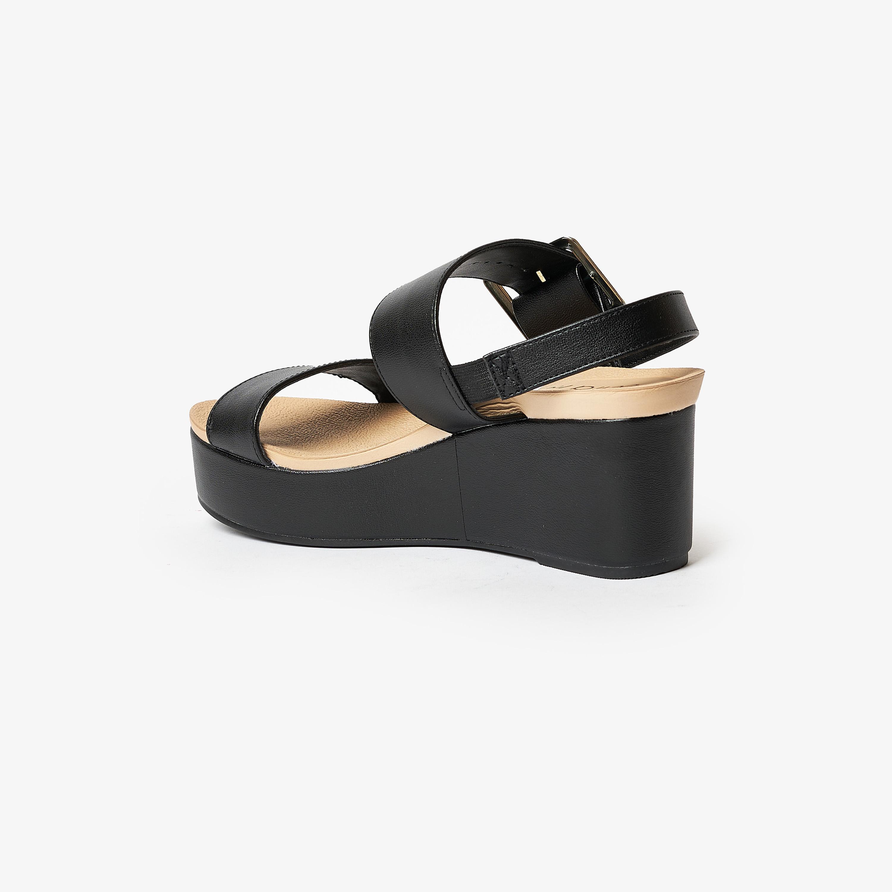 صندل ويدج نسائي من بيرا ريو بكعب عريض وحزام خلفي | 8407-109-11079-women-shoes-heels-image-3
