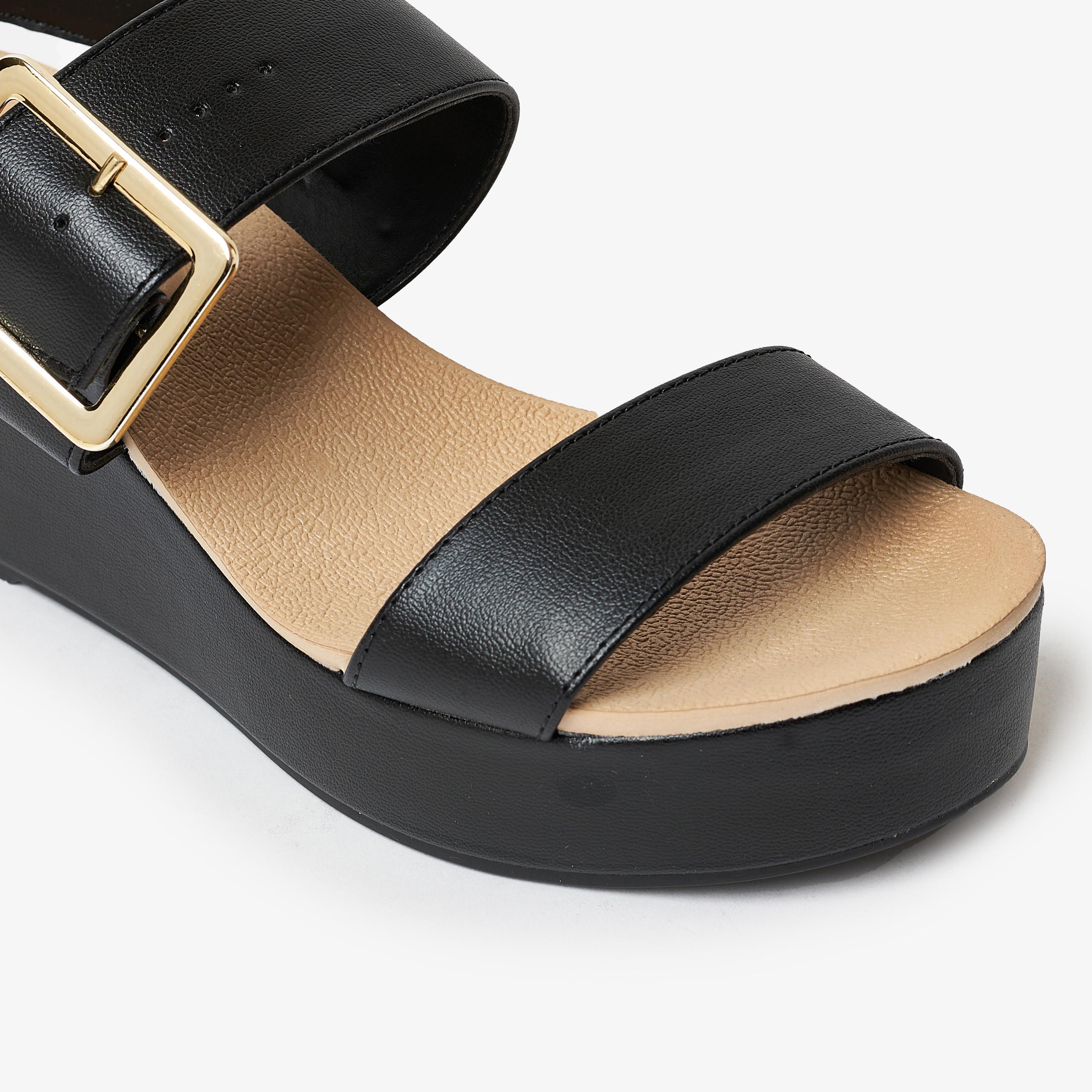 صندل ويدج نسائي من بيرا ريو بكعب عريض وحزام خلفي | 8407-109-11079-women-shoes-heels-image-5