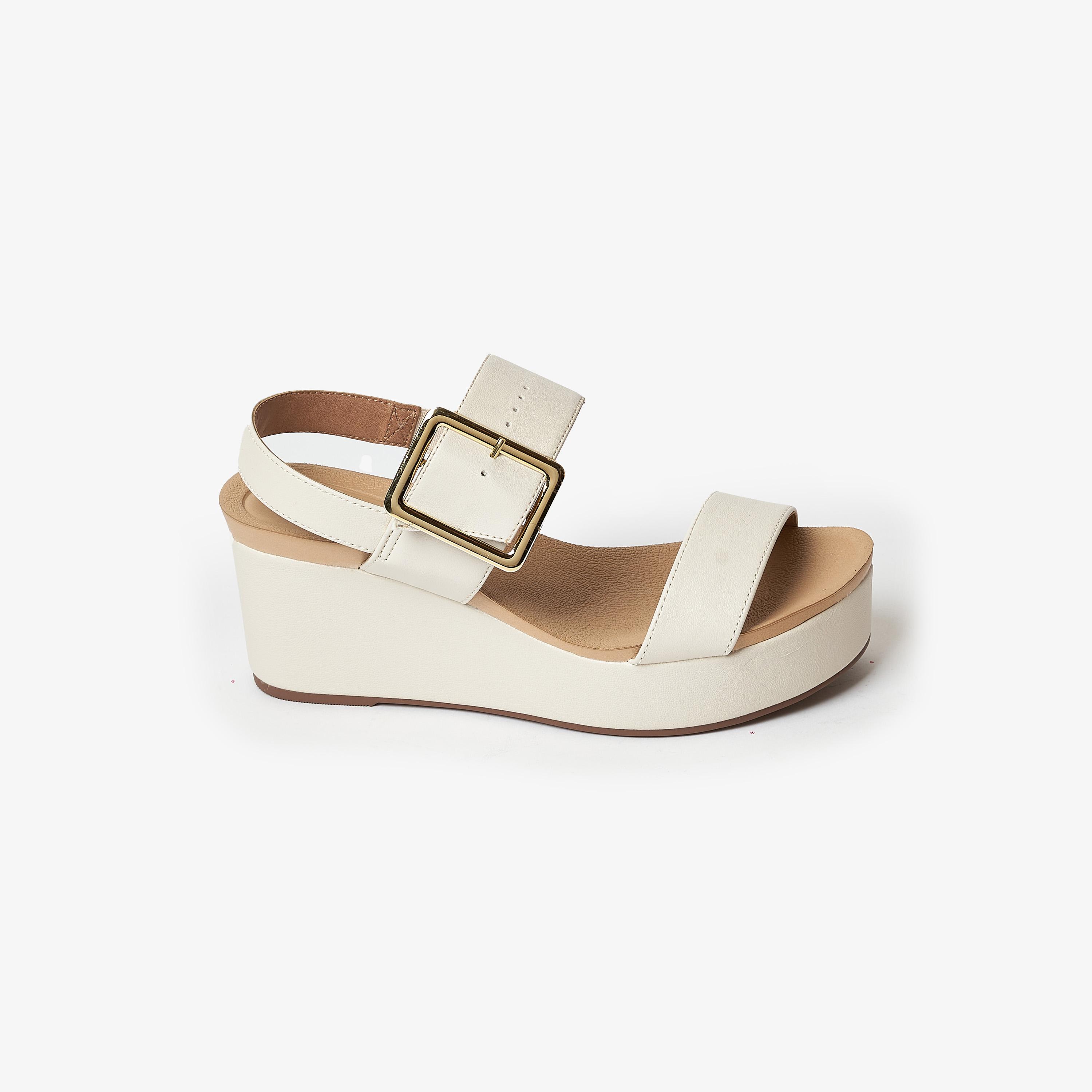 Buy Beira Rio by Geoomnii Women's Wedge Sandals with Sling Back | 8407 ...