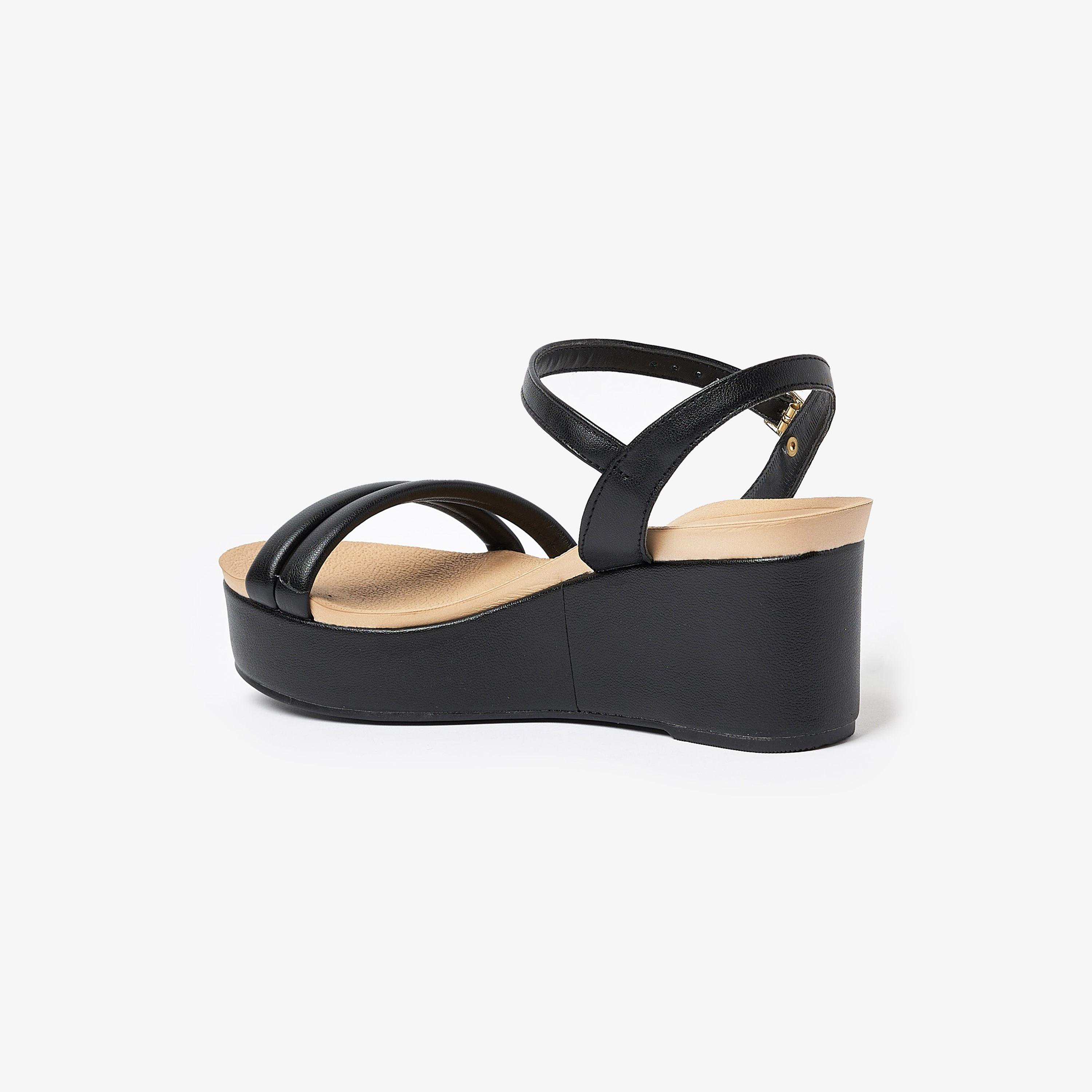 صندل ويدج نسائي من بيرا ريو بكعب عريض وحزام خلفي | 8407-121-22181-women-shoes-heels-image-3