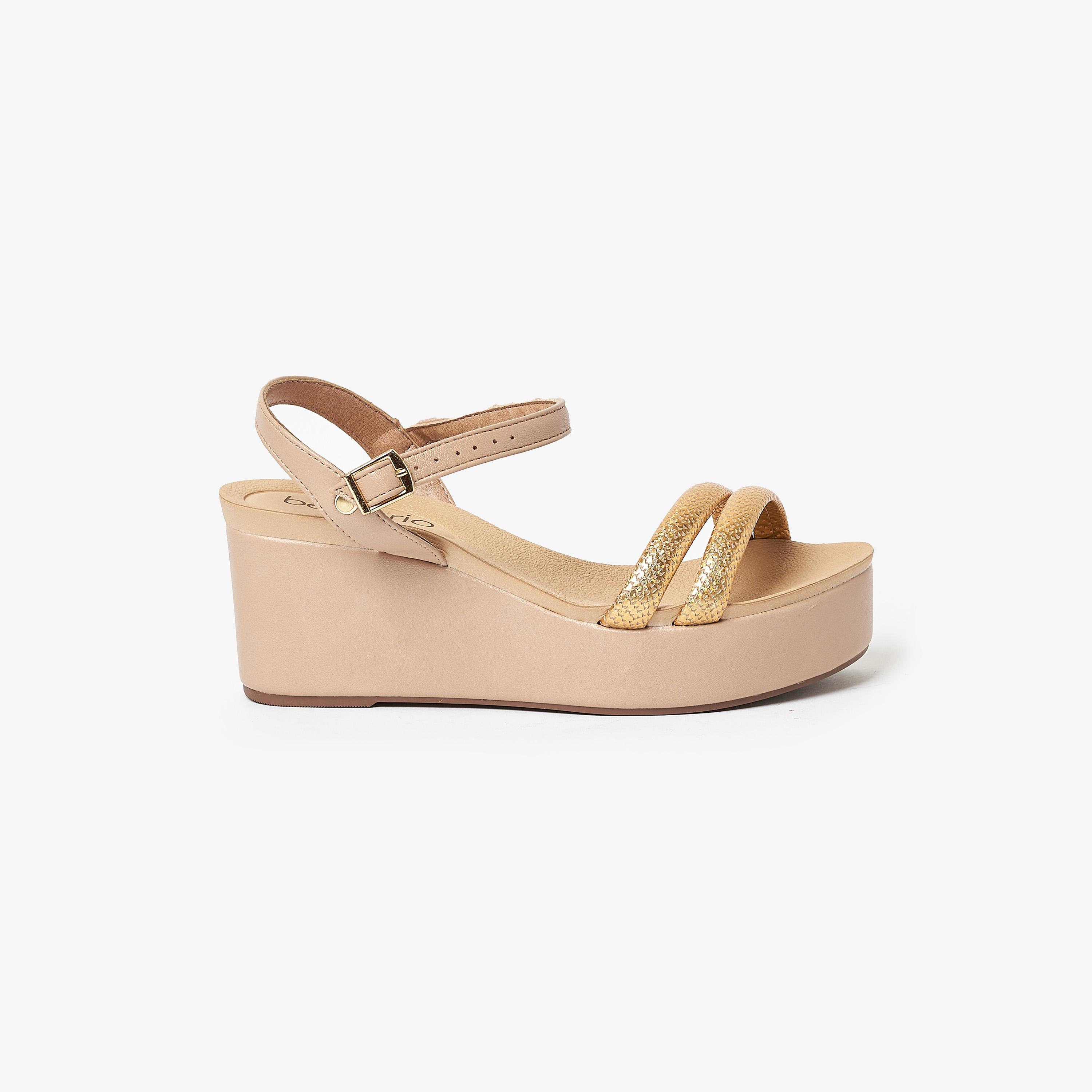 Beira Rio by Geoomnii  Women's Wedge Sandals with Sling Back | 8407-121-24564      -women-shoes-heels-image-2