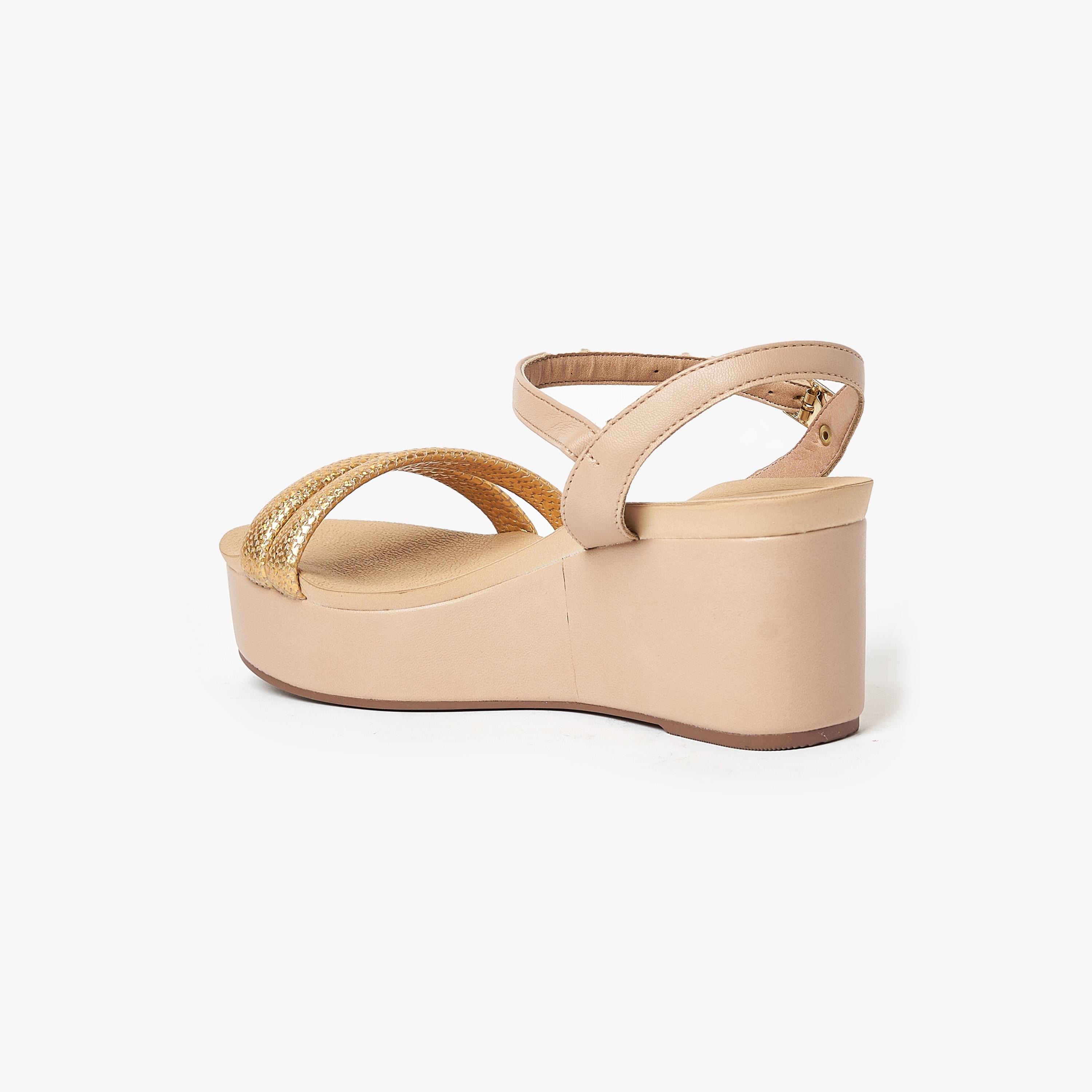 Beira Rio by Geoomnii  Women's Wedge Sandals with Sling Back | 8407-121-24564      -women-shoes-heels-image-3