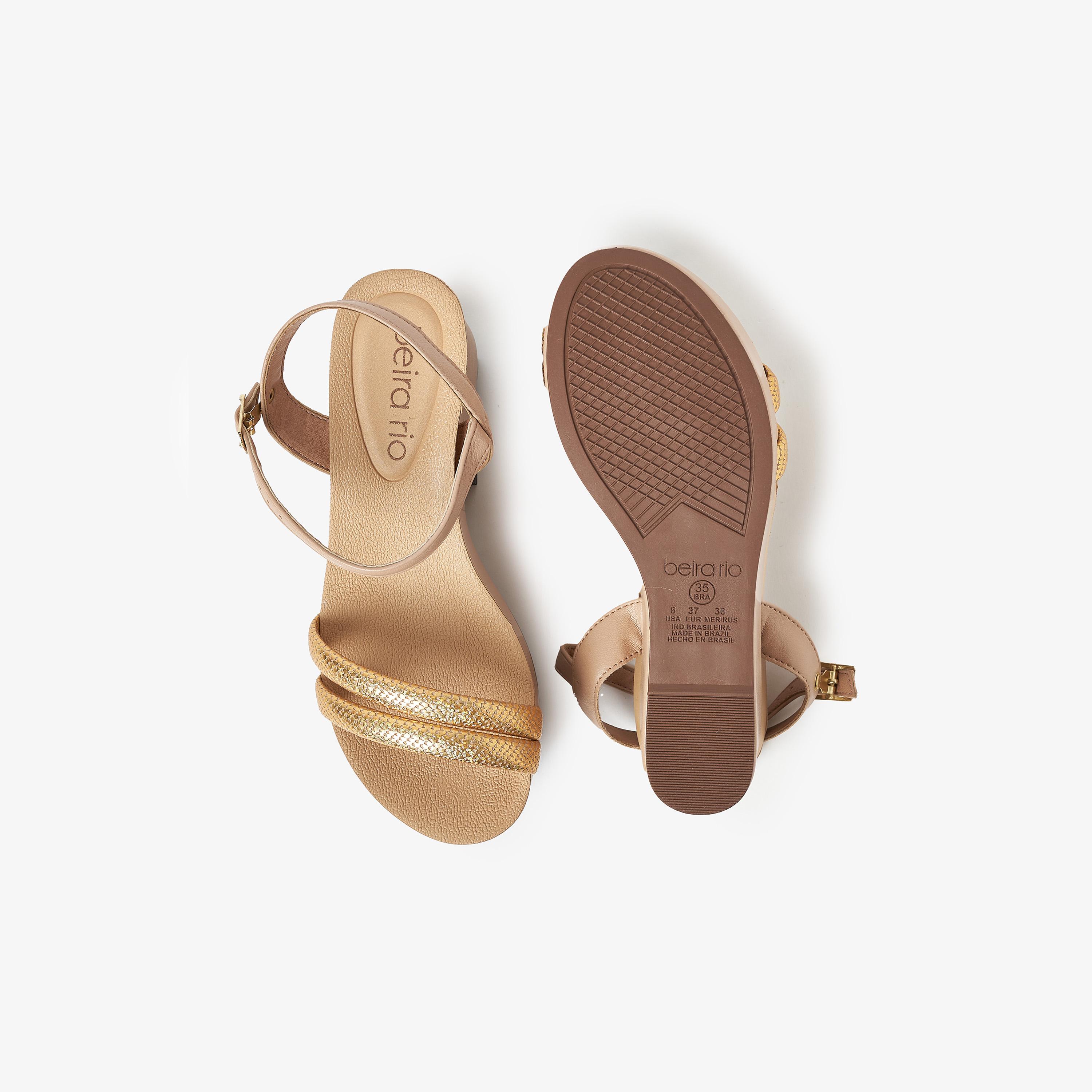 Beira Rio by Geoomnii  Women's Wedge Sandals with Sling Back | 8407-121-24564      -women-shoes-heels-image-4