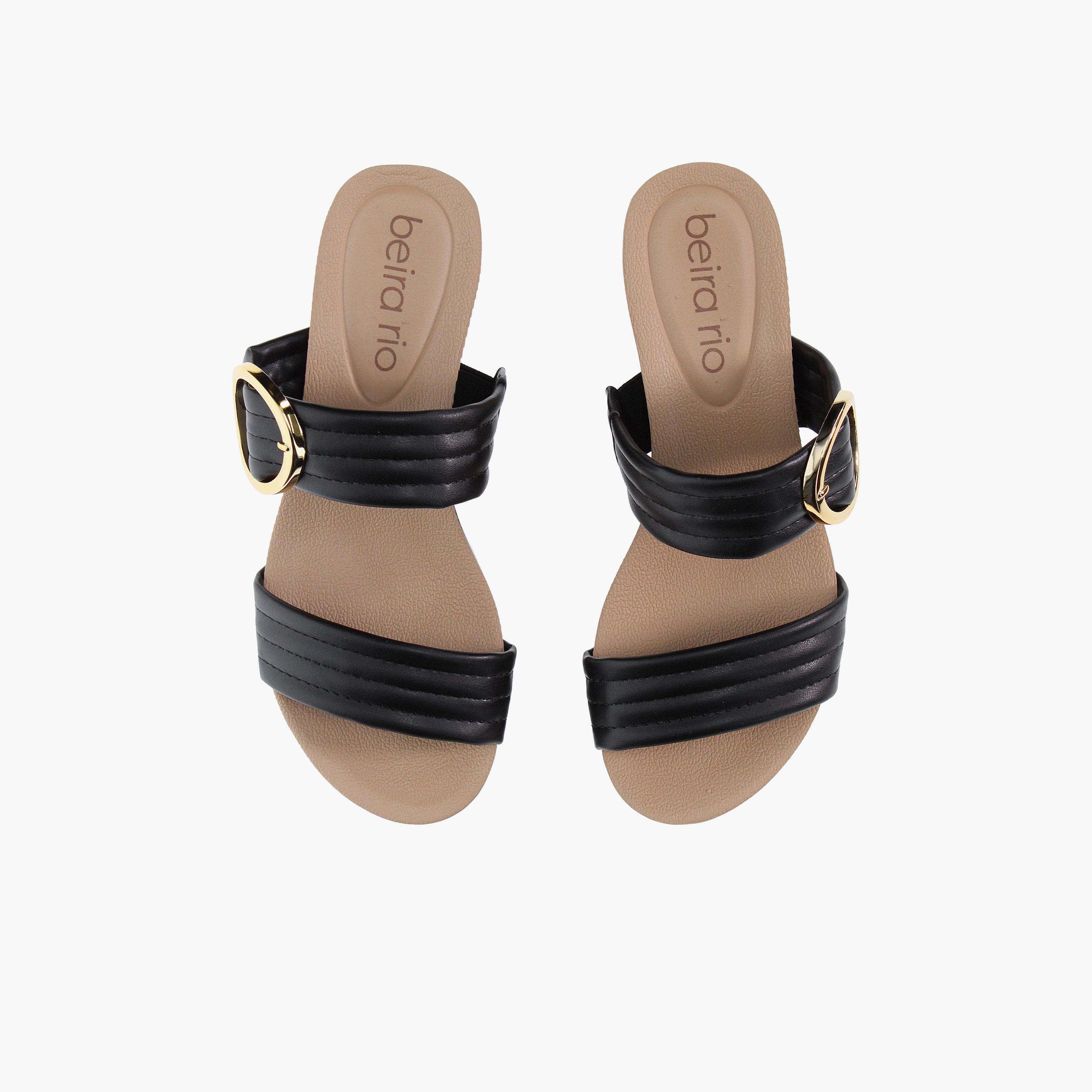 Beira Rio by Geoomnii  Women's Slip On Wedges | 8407-126-20980-15745        -women-shoes-heels-image-2