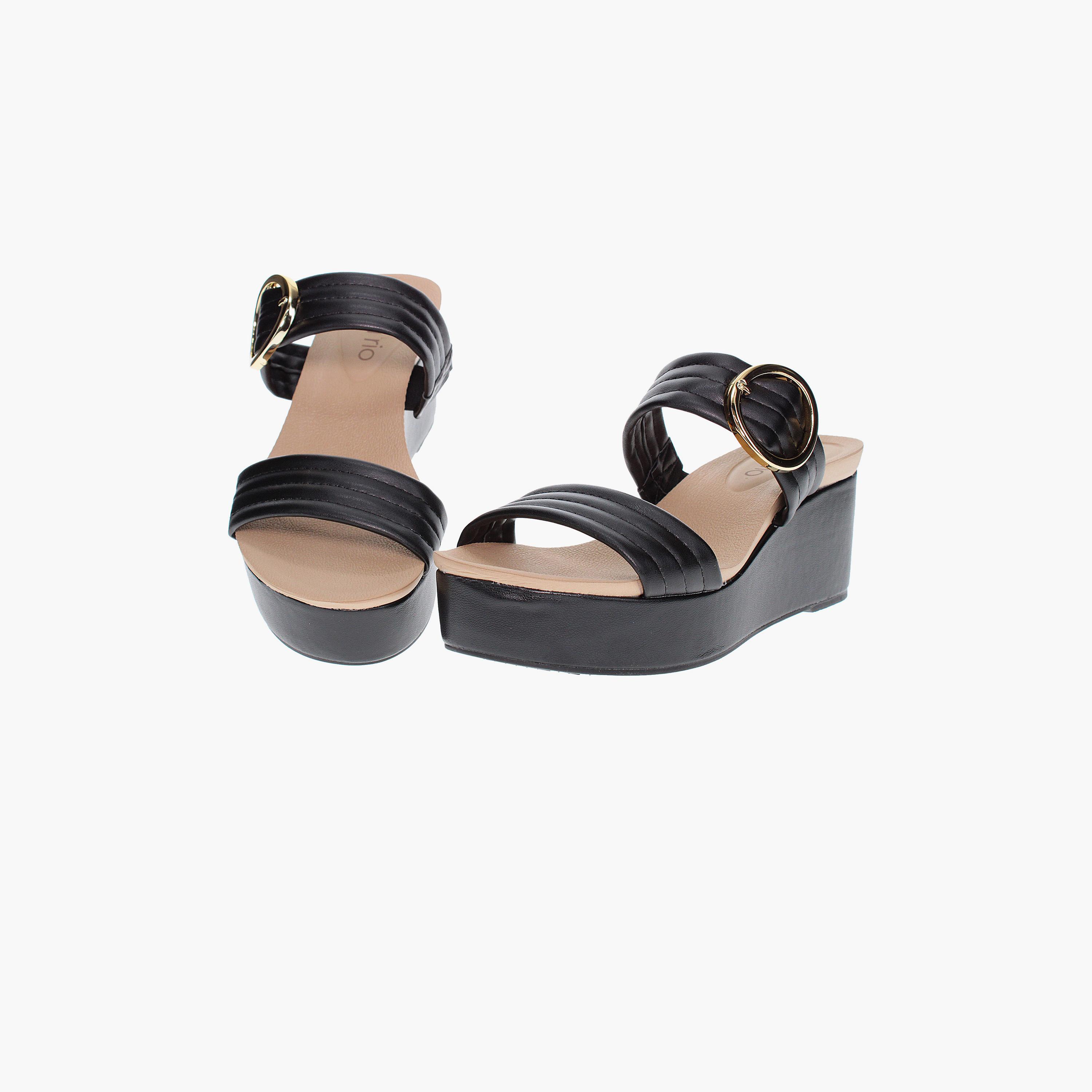 Beira Rio by Geoomnii  Women's Slip On Wedges | 8407-126-20980-15745        -women-shoes-heels-image-3