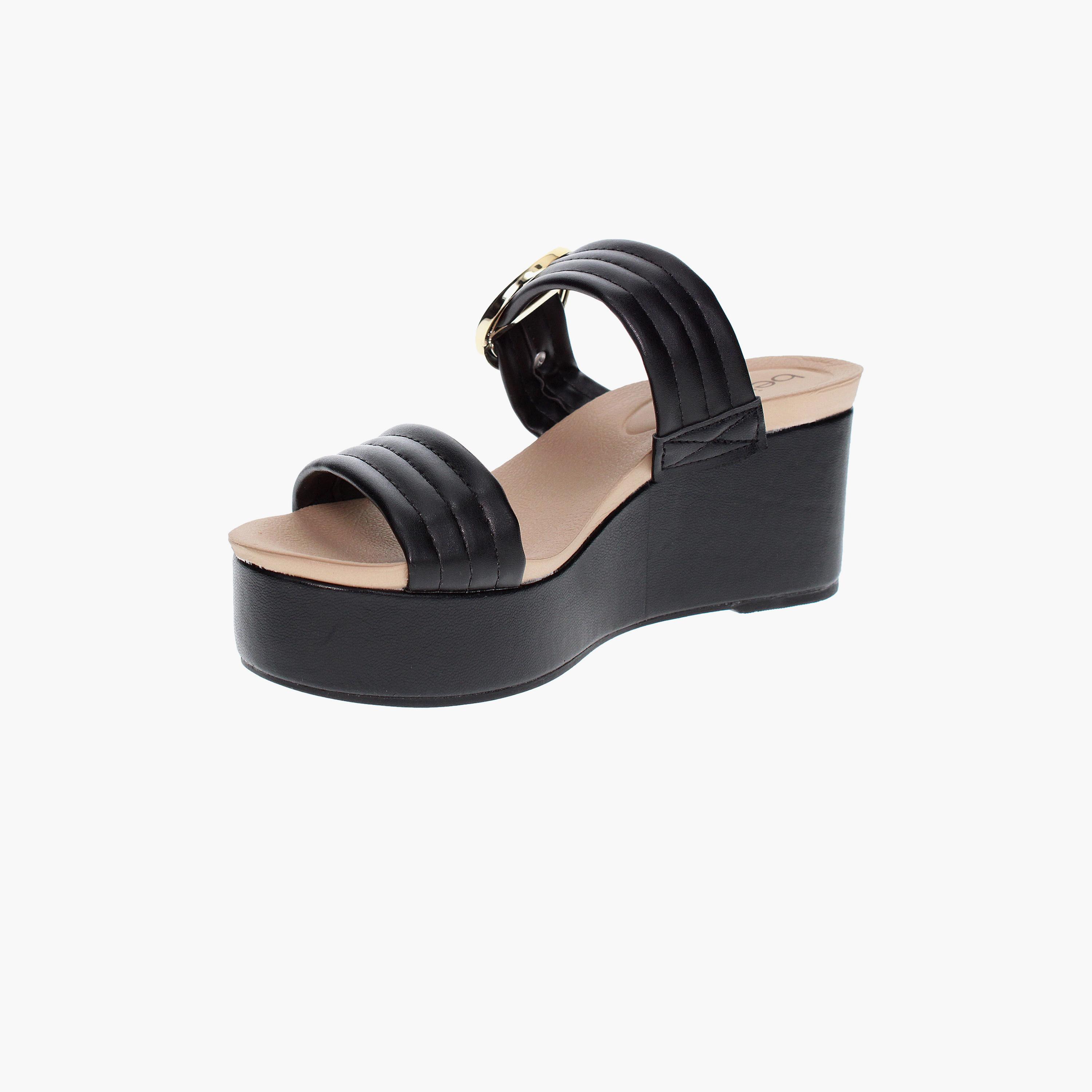 Beira Rio by Geoomnii  Women's Slip On Wedges | 8407-126-20980-15745        -women-shoes-heels-image-4