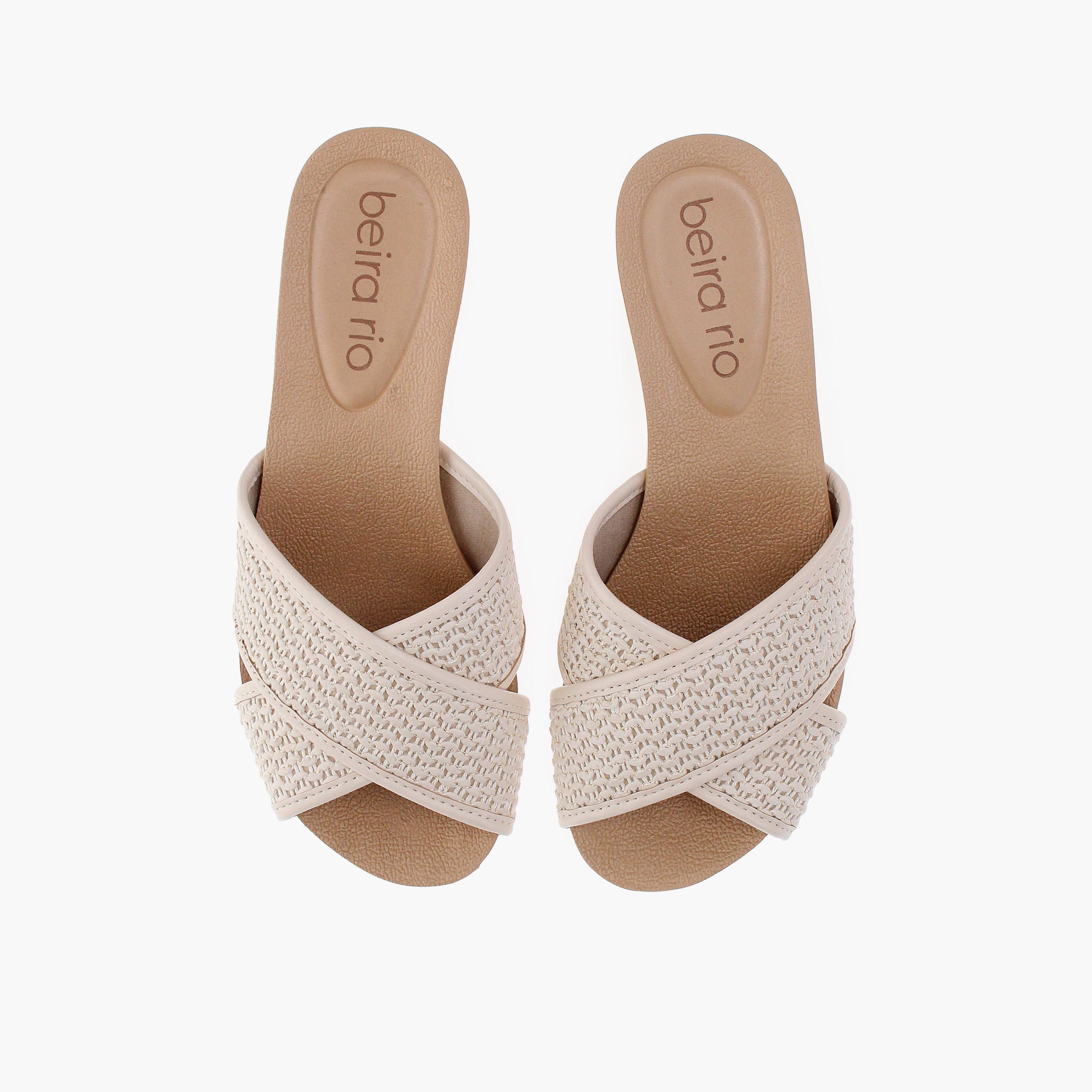 Beira Rio by Geoomnii  Women's Slip-On Wedges | 8407-141-29663-83517         -women-shoes-sandals-heeled-image-2