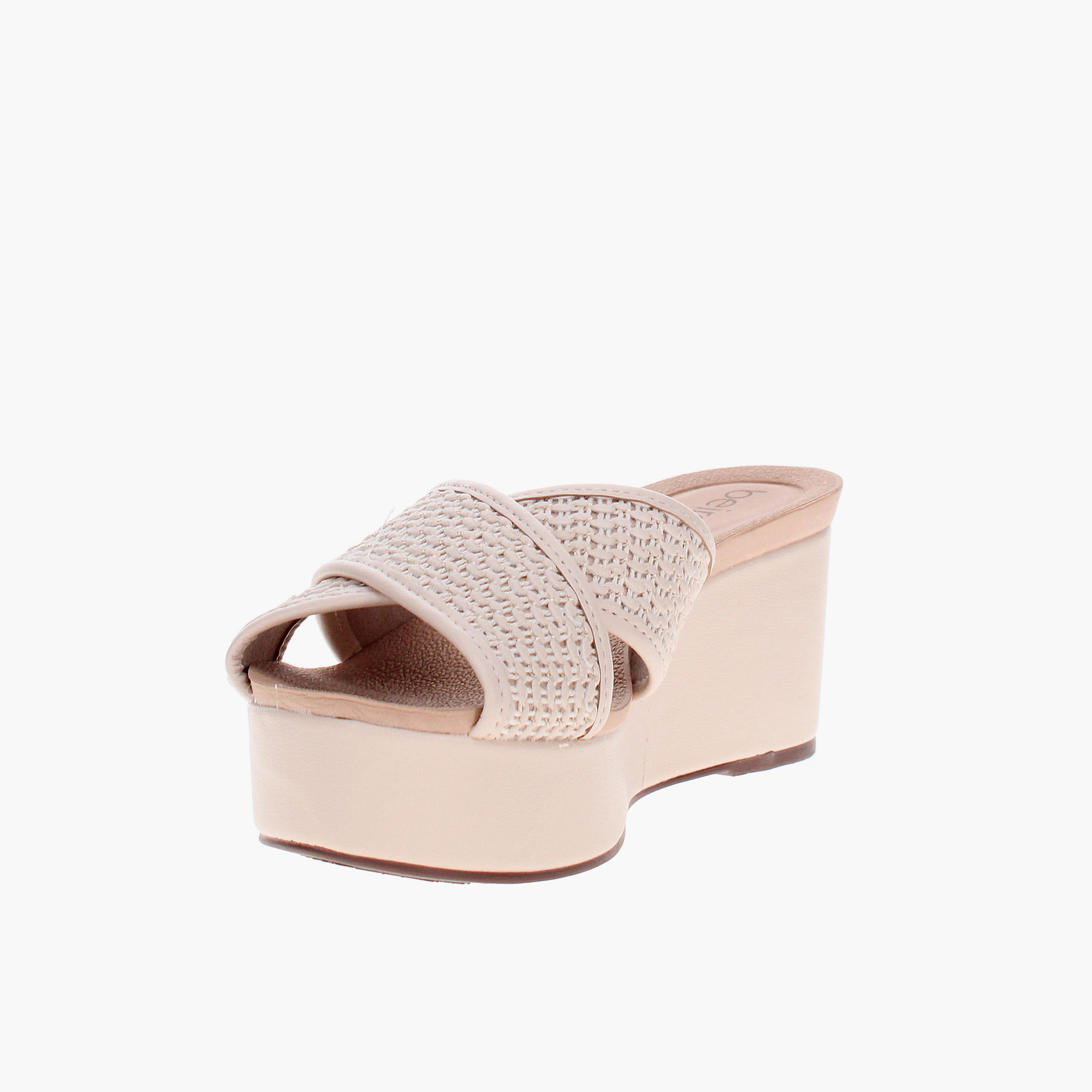 Beira Rio by Geoomnii  Women's Slip-On Wedges | 8407-141-29663-83517         -women-shoes-sandals-heeled-image-5