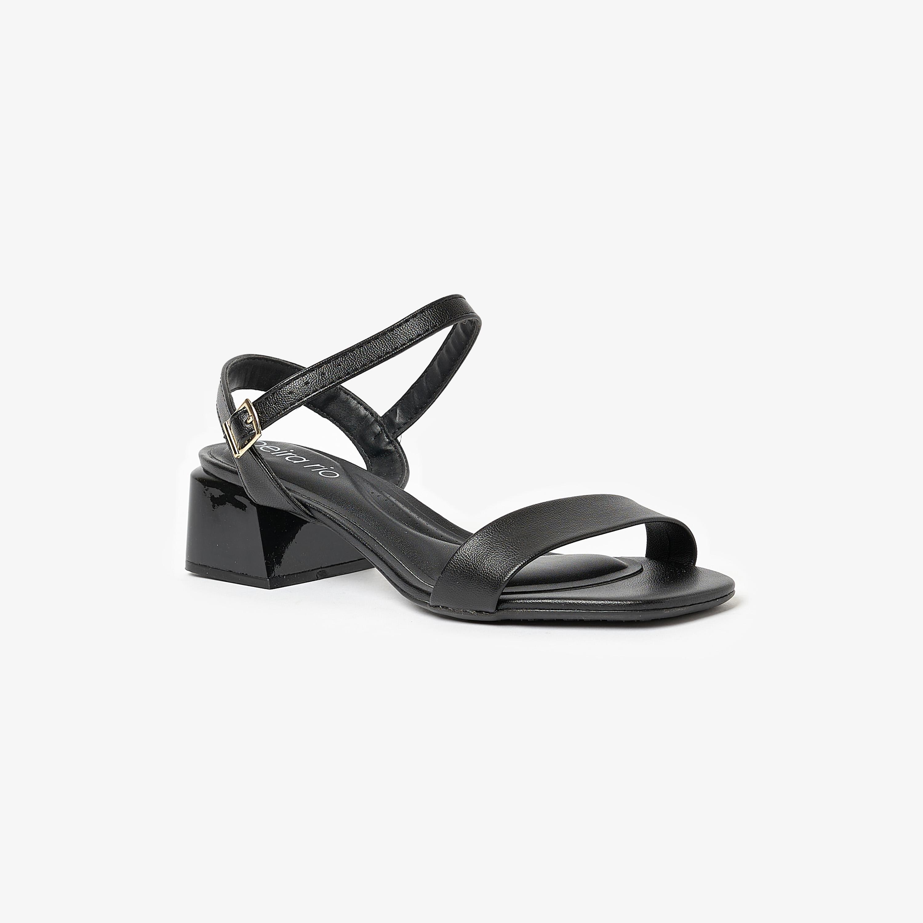 صندل حذاء نسائي بكعب عريض مع شريط خلفي من بيرا ريو | 8423-203-9569-women-shoes-heels-image-1