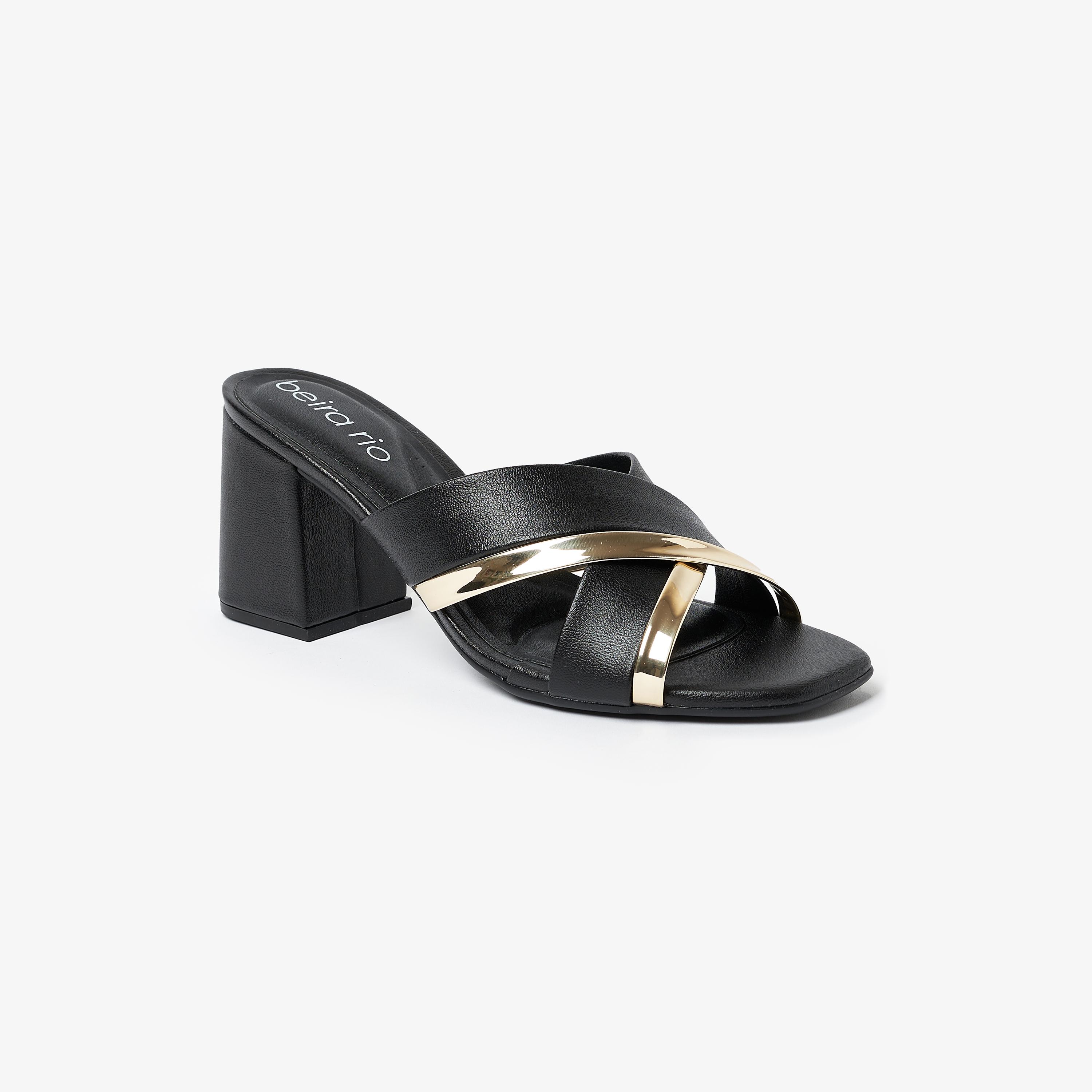 حذاء نسائي من بيرا ريو بكعب متقاطع وحزام متقاطع | 8436-212-12638-women-shoes-heels-image-1