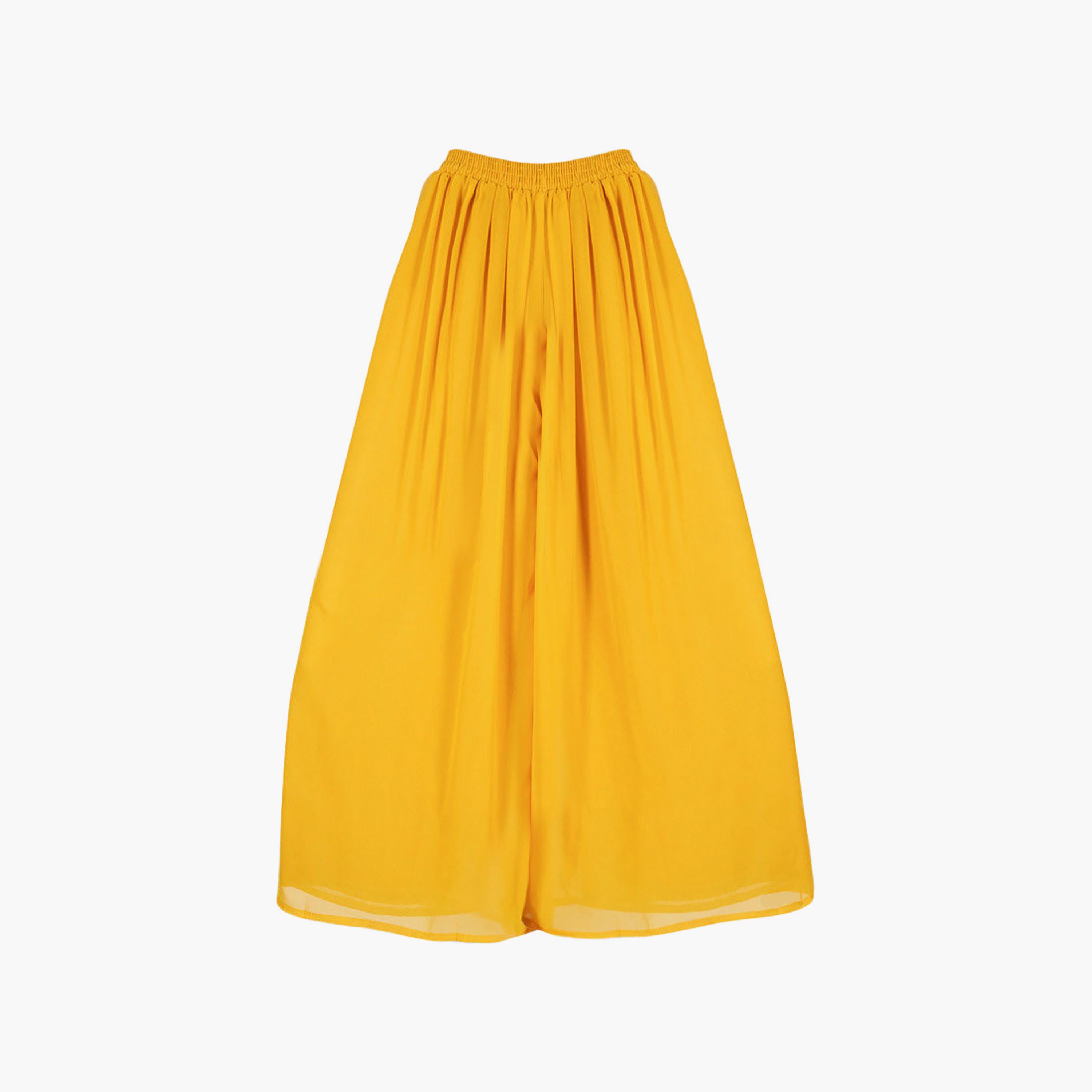 طقم تراثي بأكمام ثلاثة أرباع كورتي وبنطال بالازو بنقشة زهور مع دوباتا من بيبيكلو-girls-clothing-setsandcoords-image-6