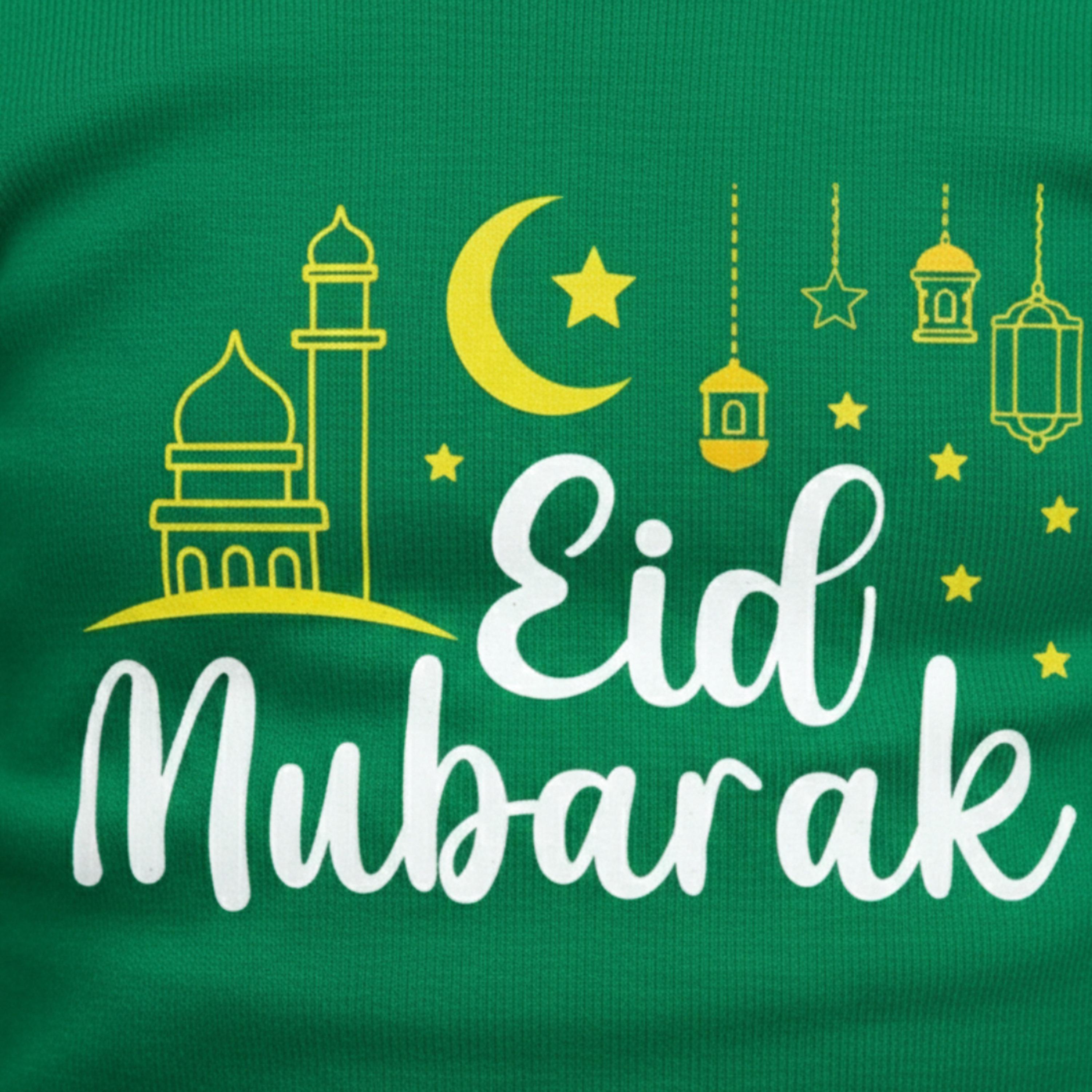 Babyqlo Eid Mubarak Printed Full Sleeves Romper-baby-boys-clothing-rompers-image-5