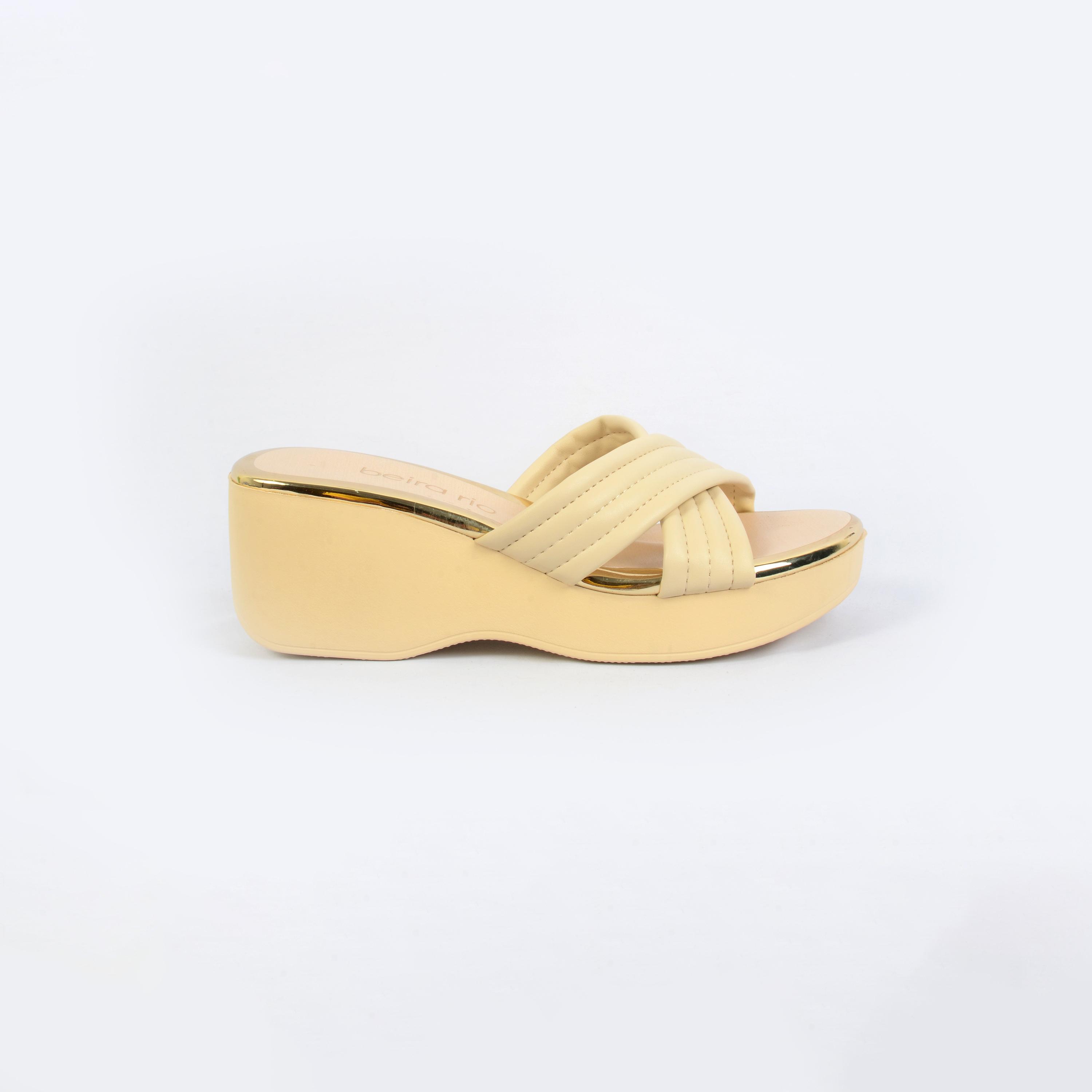 Beira Rio by Geoomnii  Women's Slip On Wedges | 8455-304-20980-83517        -women-shoes-heels-image-1