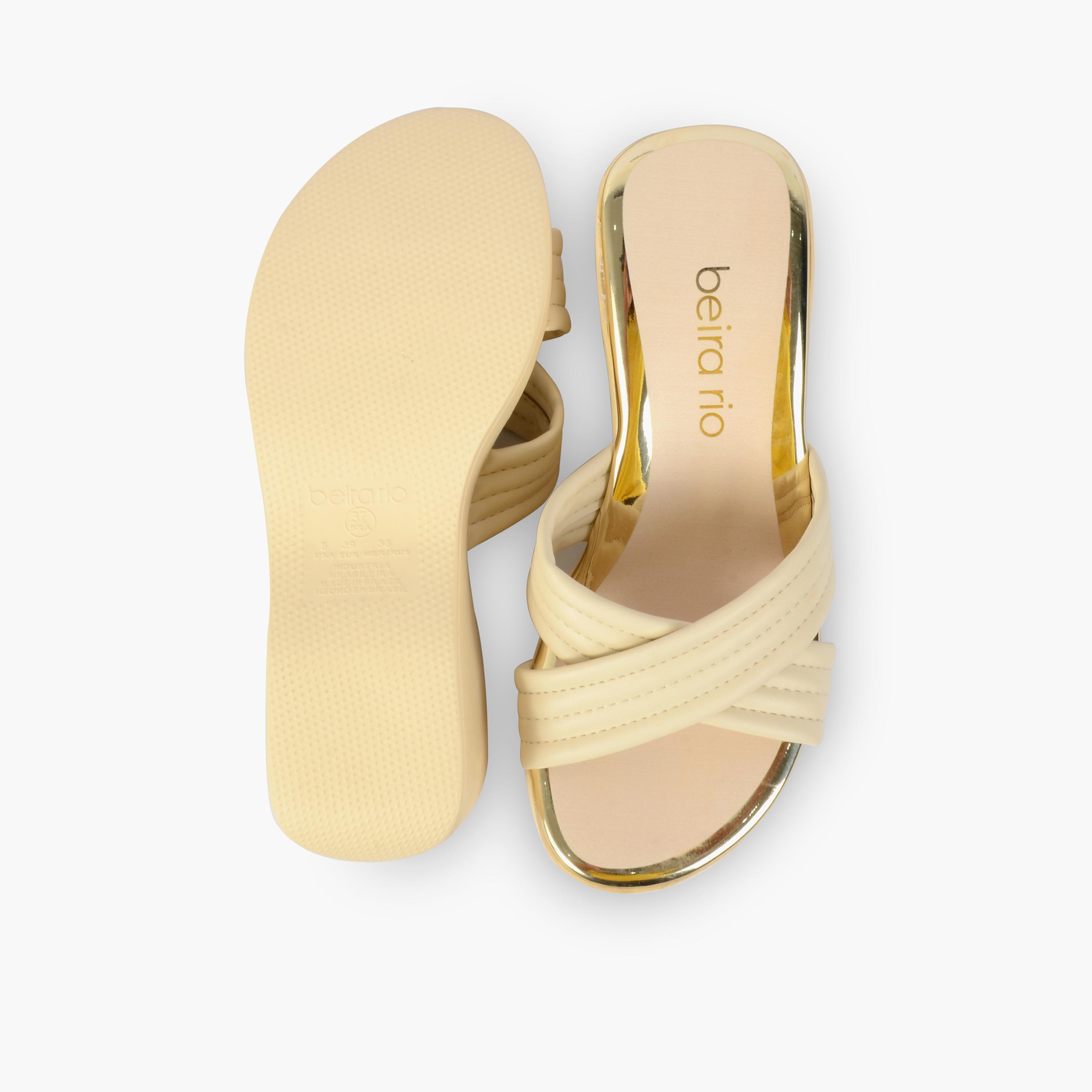 Beira Rio by Geoomnii  Women's Slip On Wedges | 8455-304-20980-83517        -women-shoes-heels-image-2