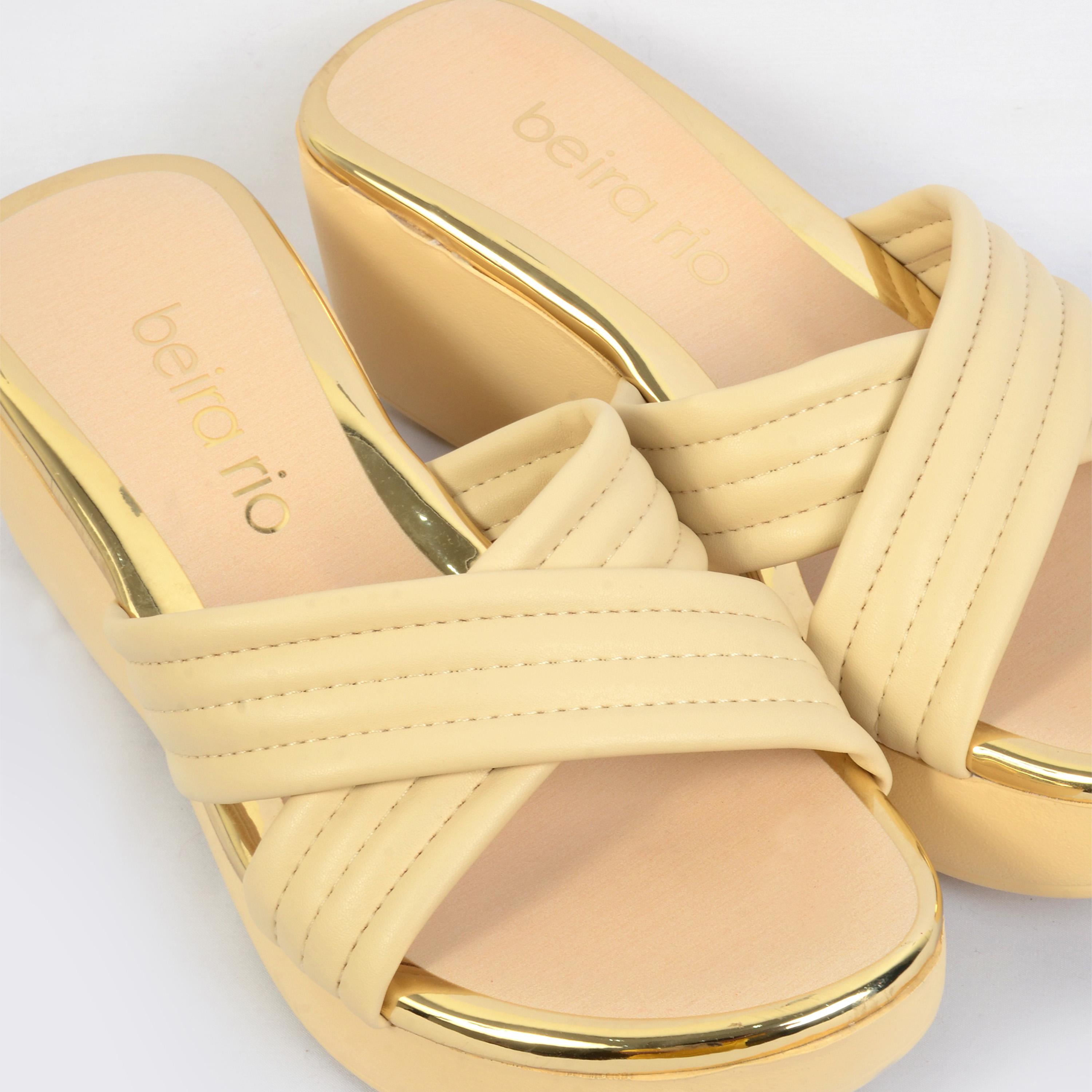 Beira Rio by Geoomnii  Women's Slip On Wedges | 8455-304-20980-83517        -women-shoes-heels-image-3