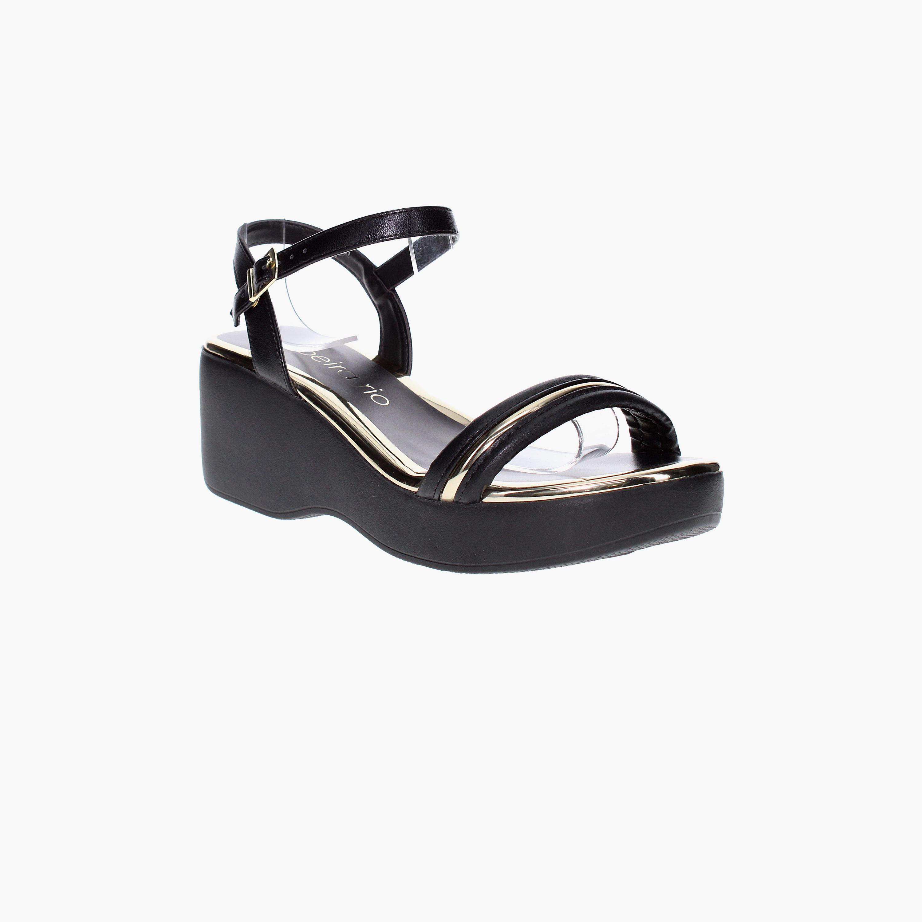 بييرا ريو- حذاء بكعب وتدي (ويدج) بإبزيم للنساء | 8455-306-26344-70329-women-shoes-heels-image-1