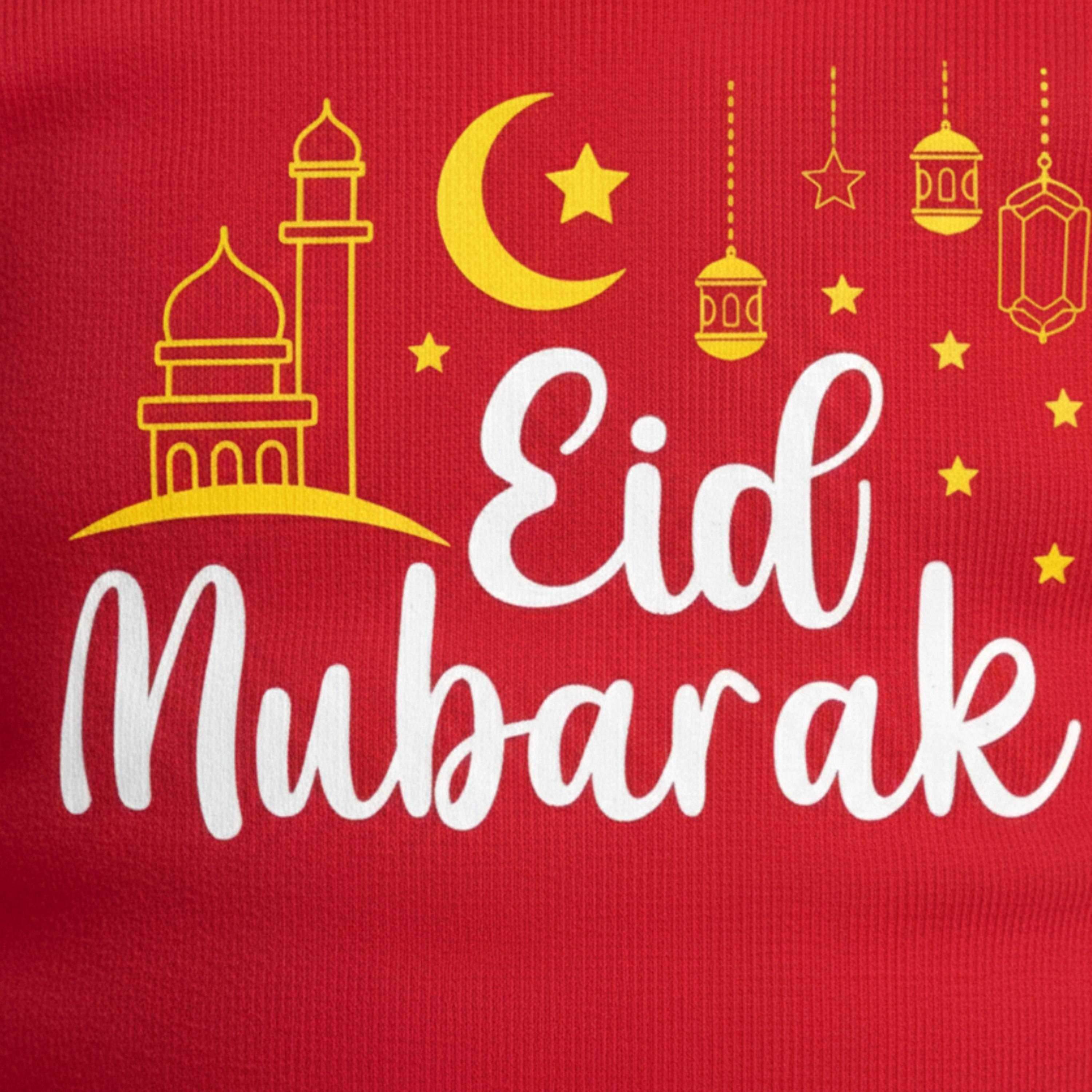 Babyqlo Eid Mubarak Mosque Printed Full Sleeves Romper-baby-boys-clothing-rompers-image-5