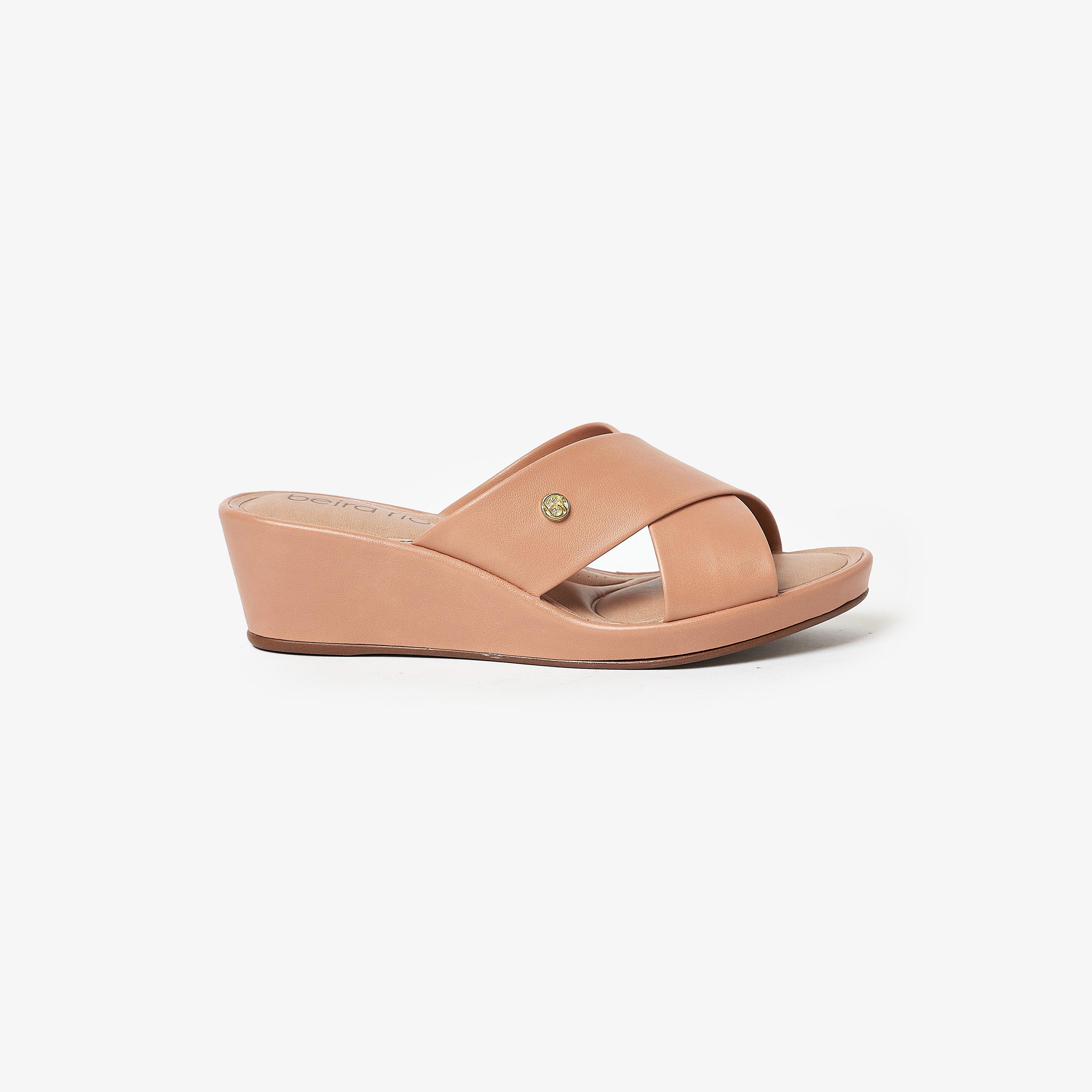 حذاء ويدج نسائي من بيرا ريو بحزام متقاطع | 8457-300-11079-women-shoes-heels-image-2
