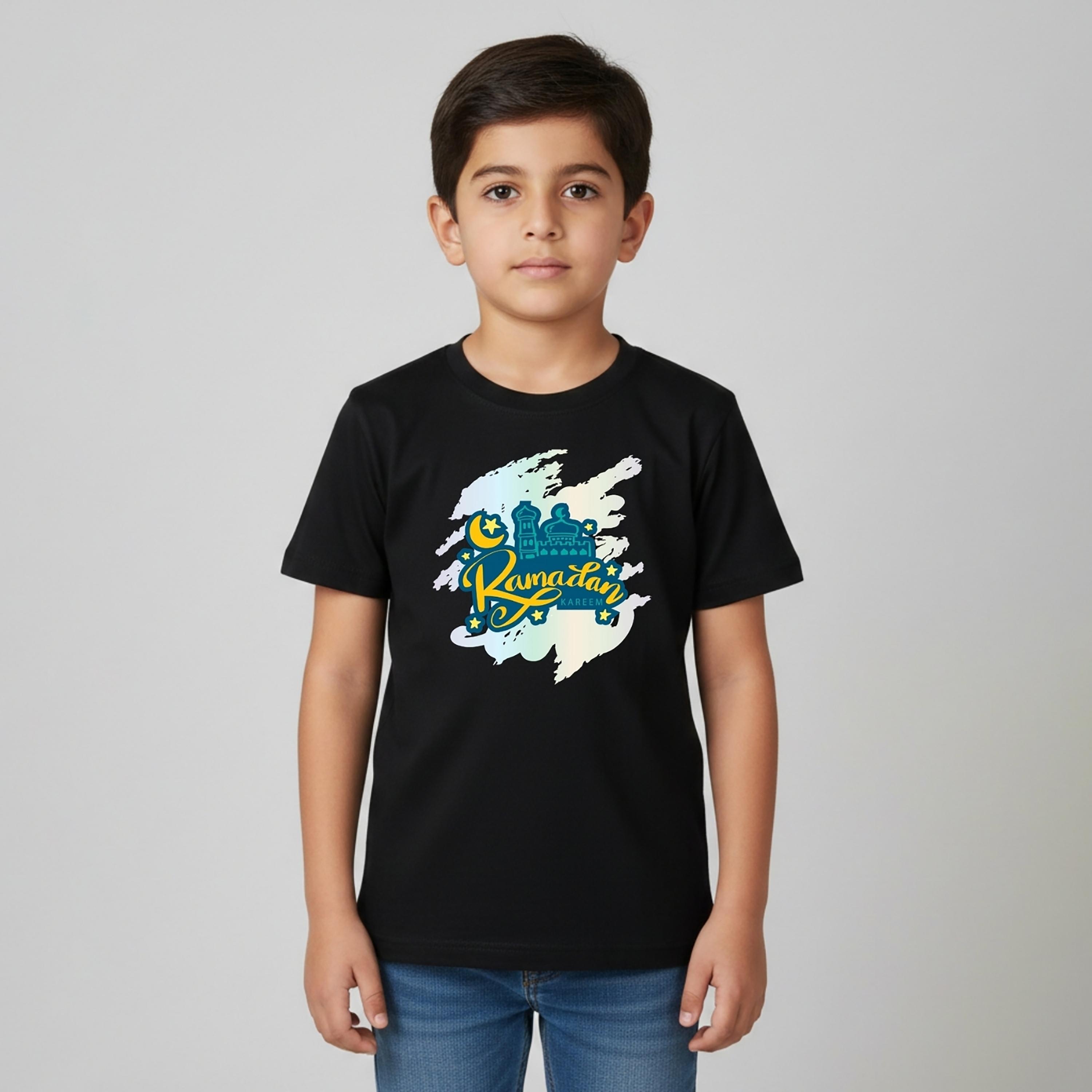 Babyqlo Ramadan Kareem Printed Half Sleeves T-Shirt-boys-clothing-tshirtsandpolos-image-1