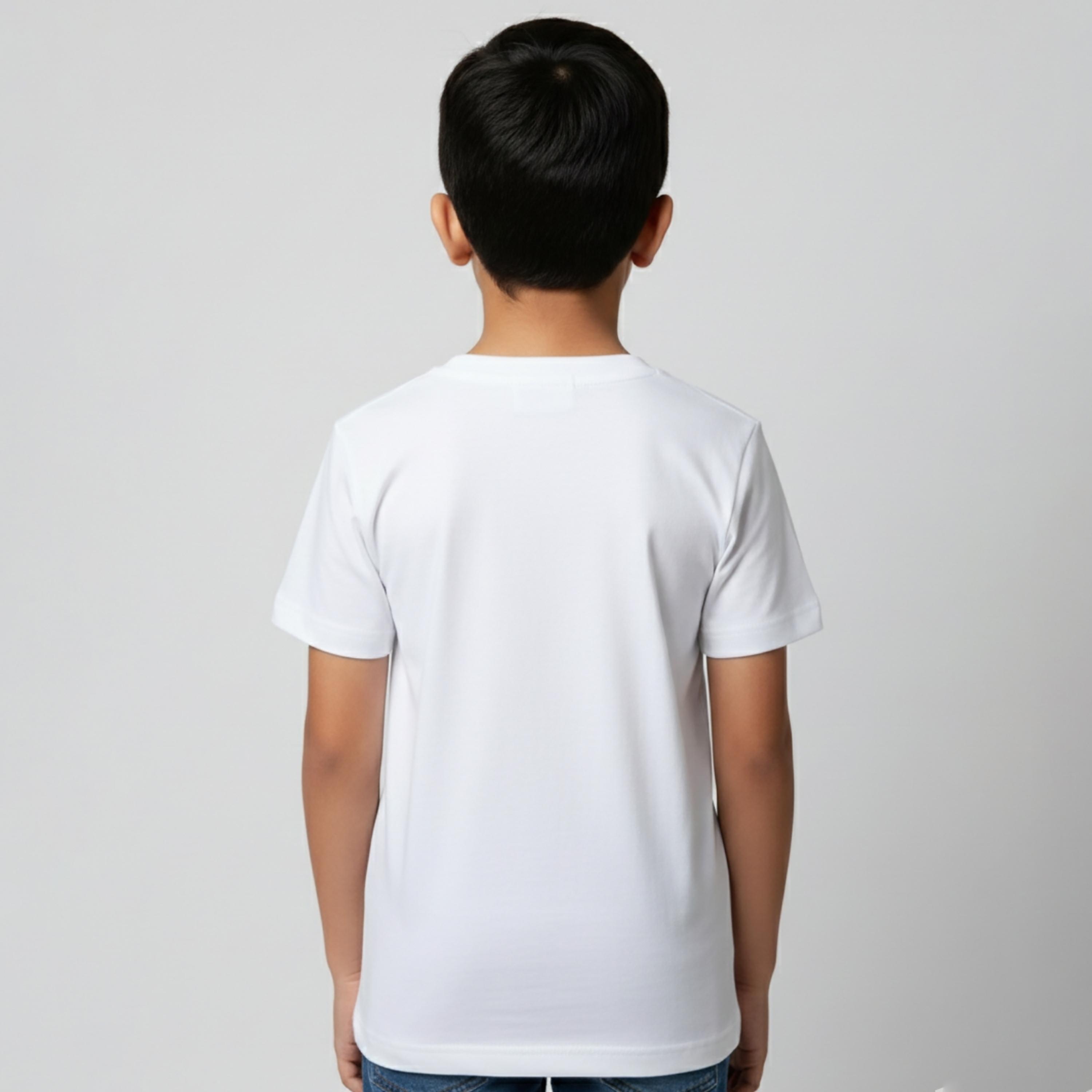 Babyqlo Eid Mubarak with Moon Printed Half Sleeves T-Shirt-boys-clothing-tshirtsandpolos-image-4