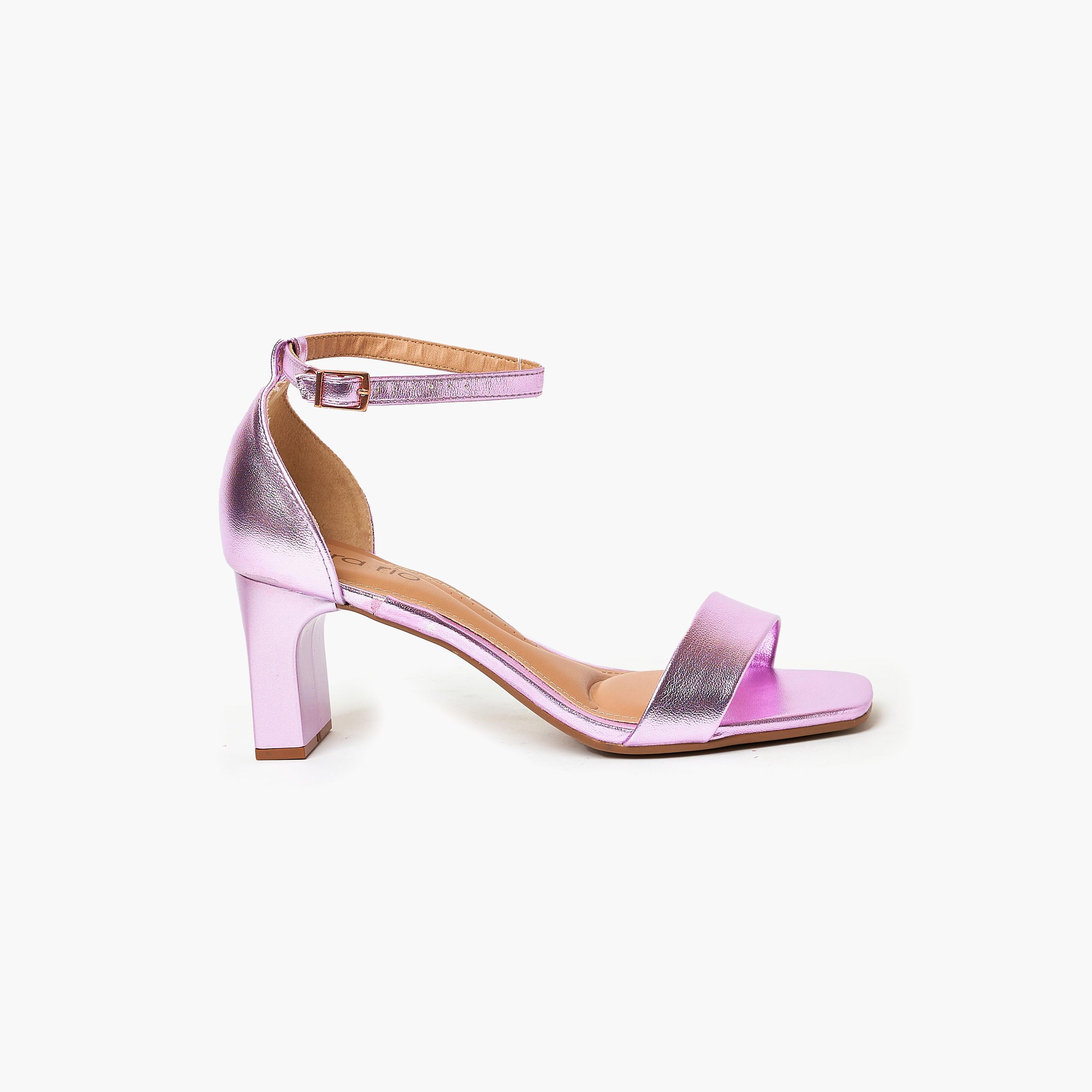 صندل حذاء نسائي بكعب عريض مع حزام للكاحل من بيرا ريو | 8466-303-14710-women-shoes-heels-image-2