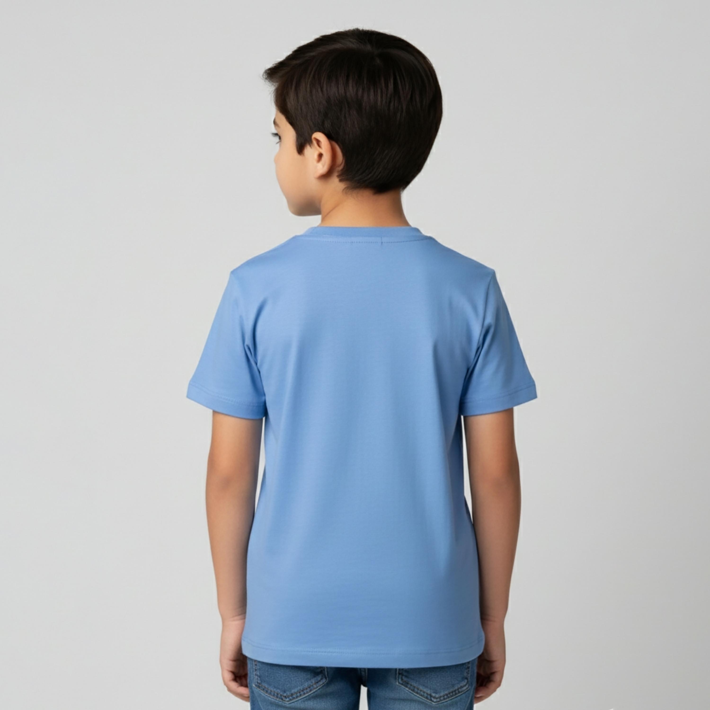 Babyqlo Ramadan Mubarak Calligraphy Printed Half Sleeves T-Shirt-boys-clothing-tshirtsandpolos-image-2