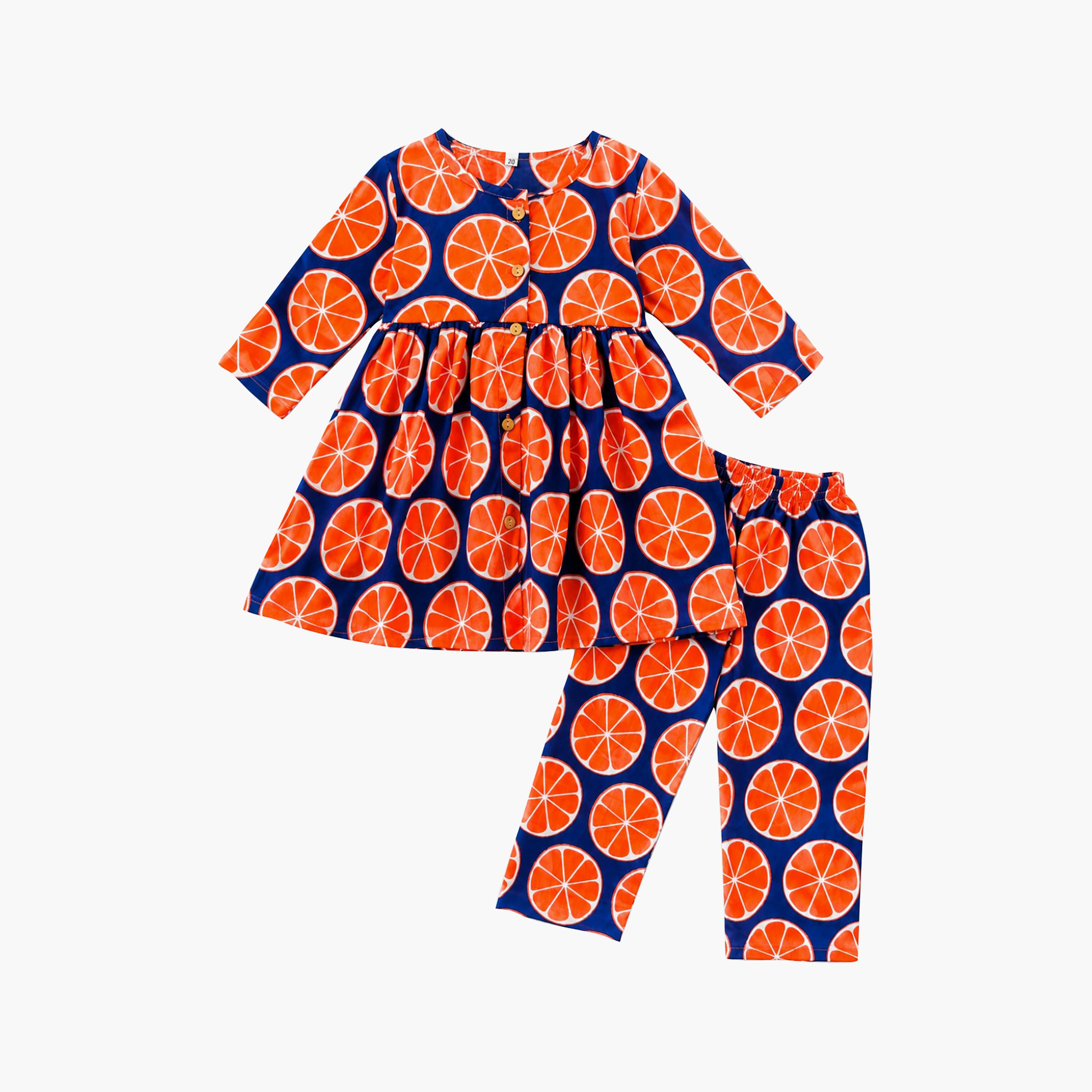 Babyqlo Printed Quarter Sleeves Kurta & Pant Set-baby-girls-clothing-setsandcoords-image-5