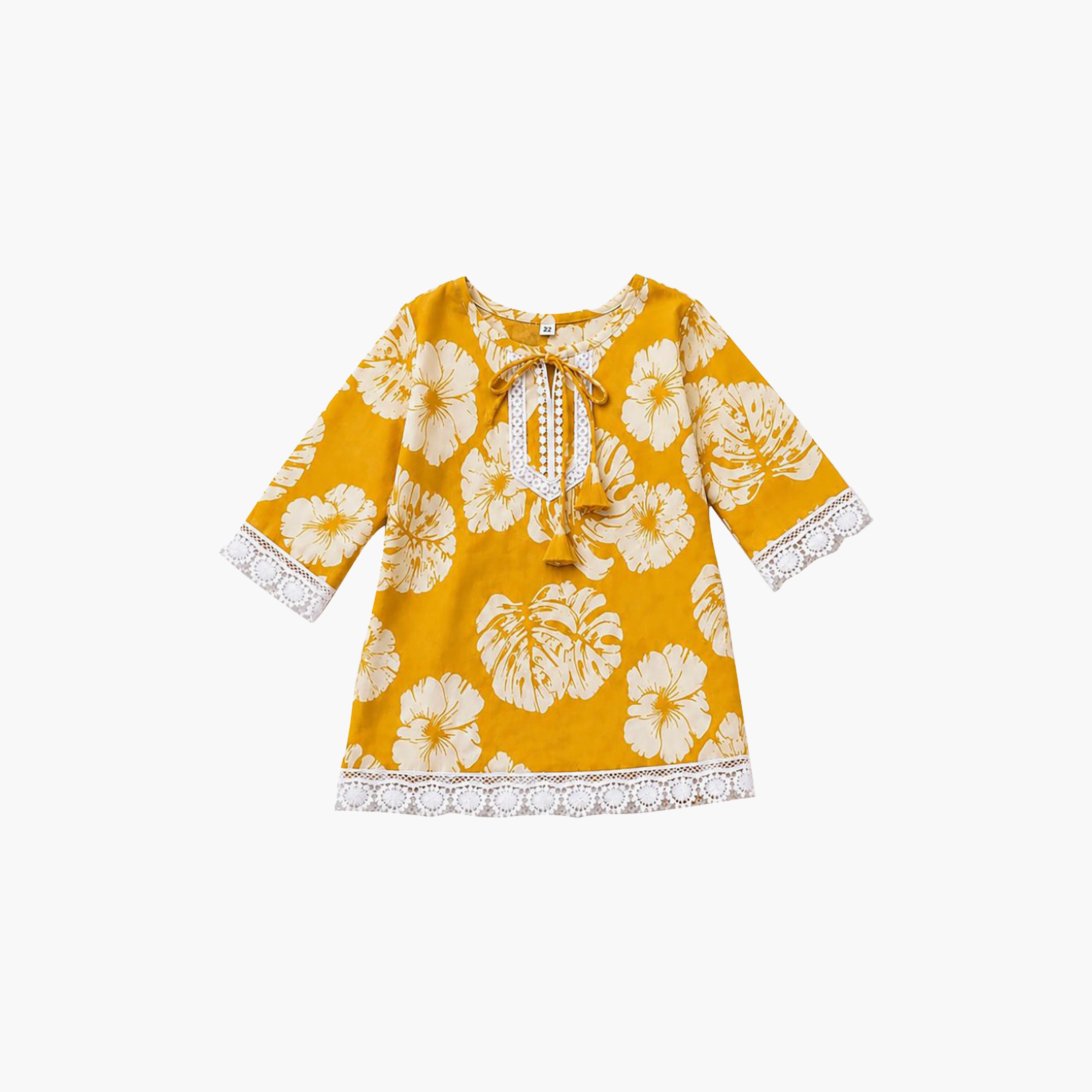 Babyqlo Printed Quarter Sleeves Kurta & Palazzo Set-baby-girls-clothing-setsandcoords-image-7