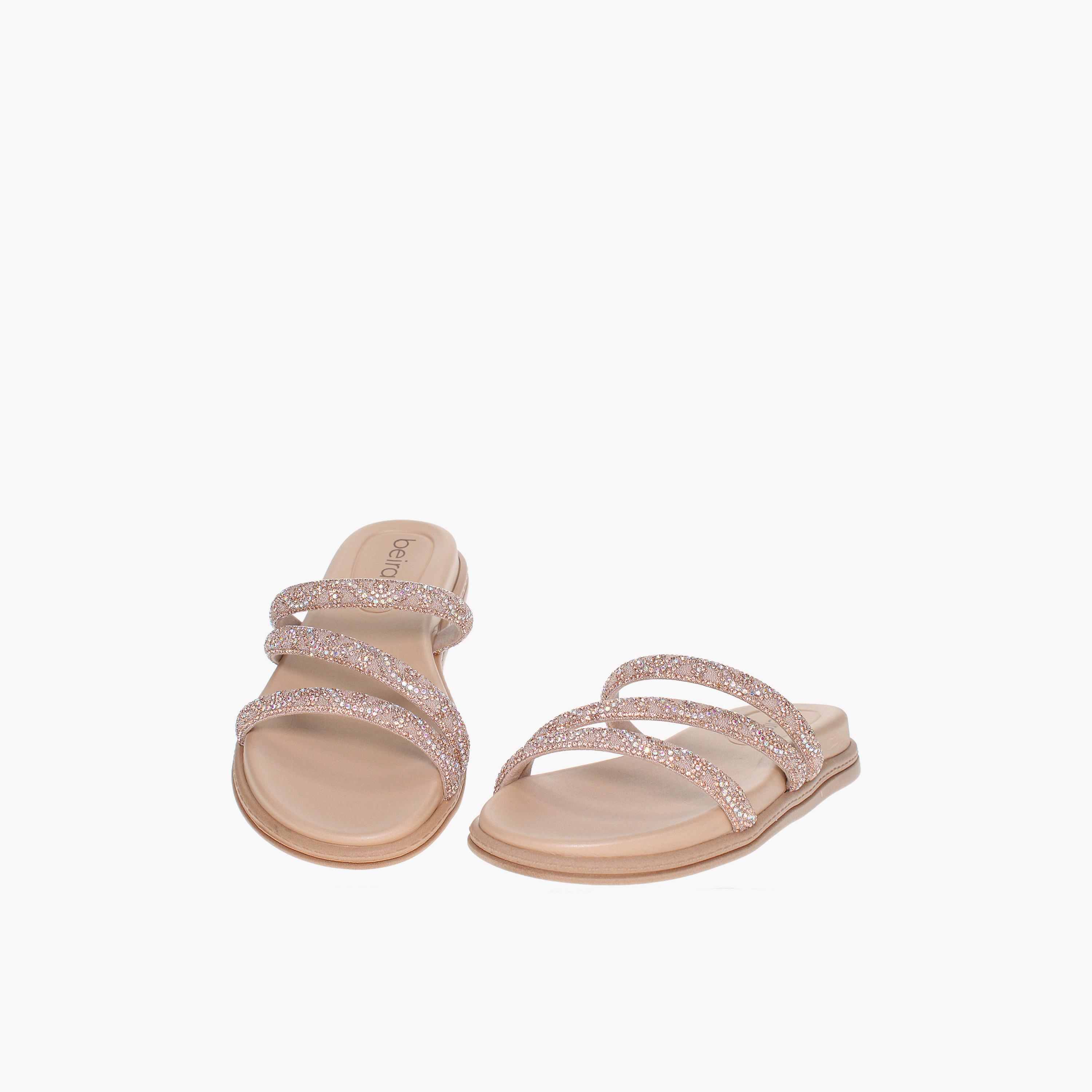 Beira Rio by Geoomnii  Women's Slip-On Flat Slide Sandals | 8488-108-27332-96117       -women-shoes-sandals-flats-image-3