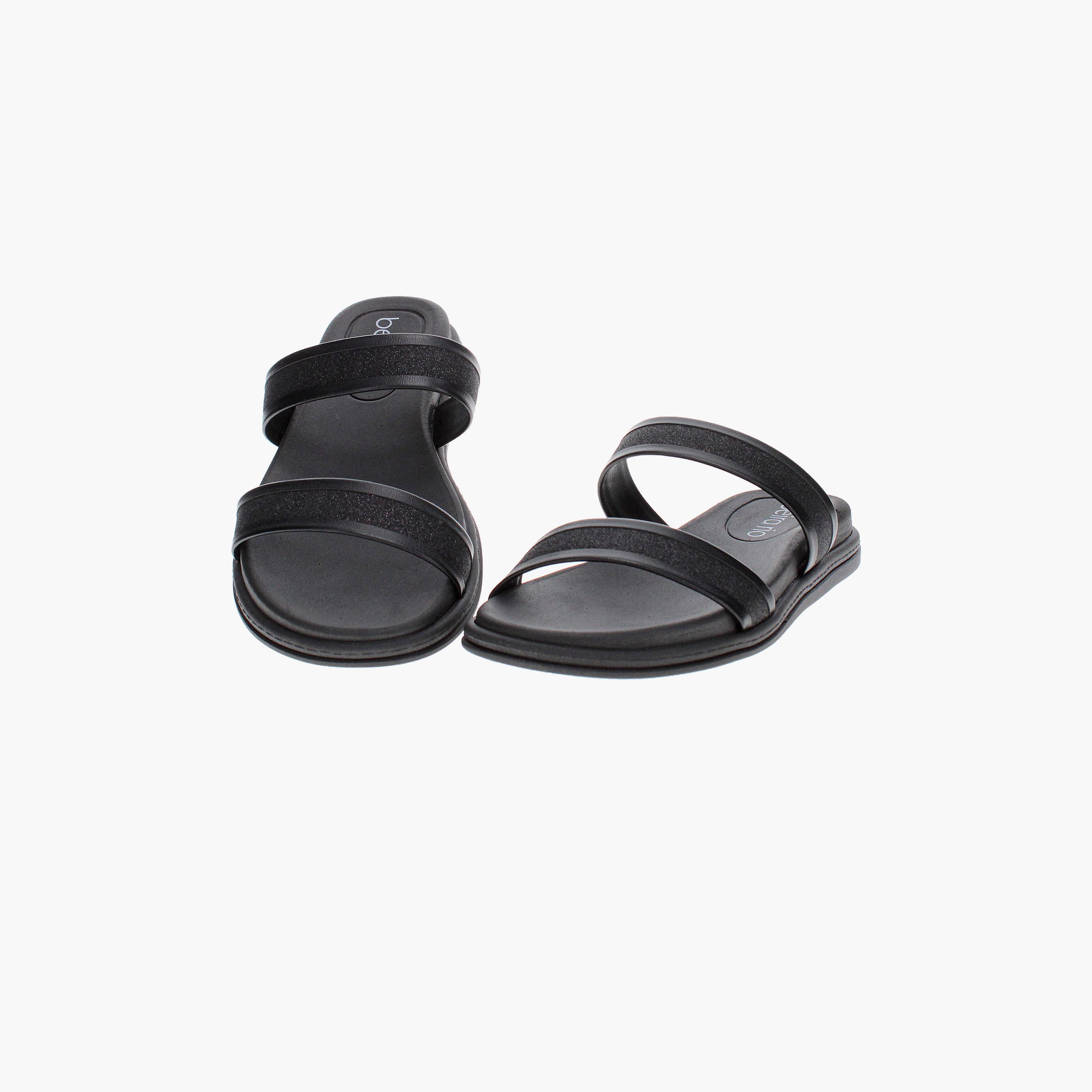Beira Rio by Geoomnii  Women's Slip On Slide Sandals | 8488-110-26509-15860       -women-shoes-sandals-flats-image-3
