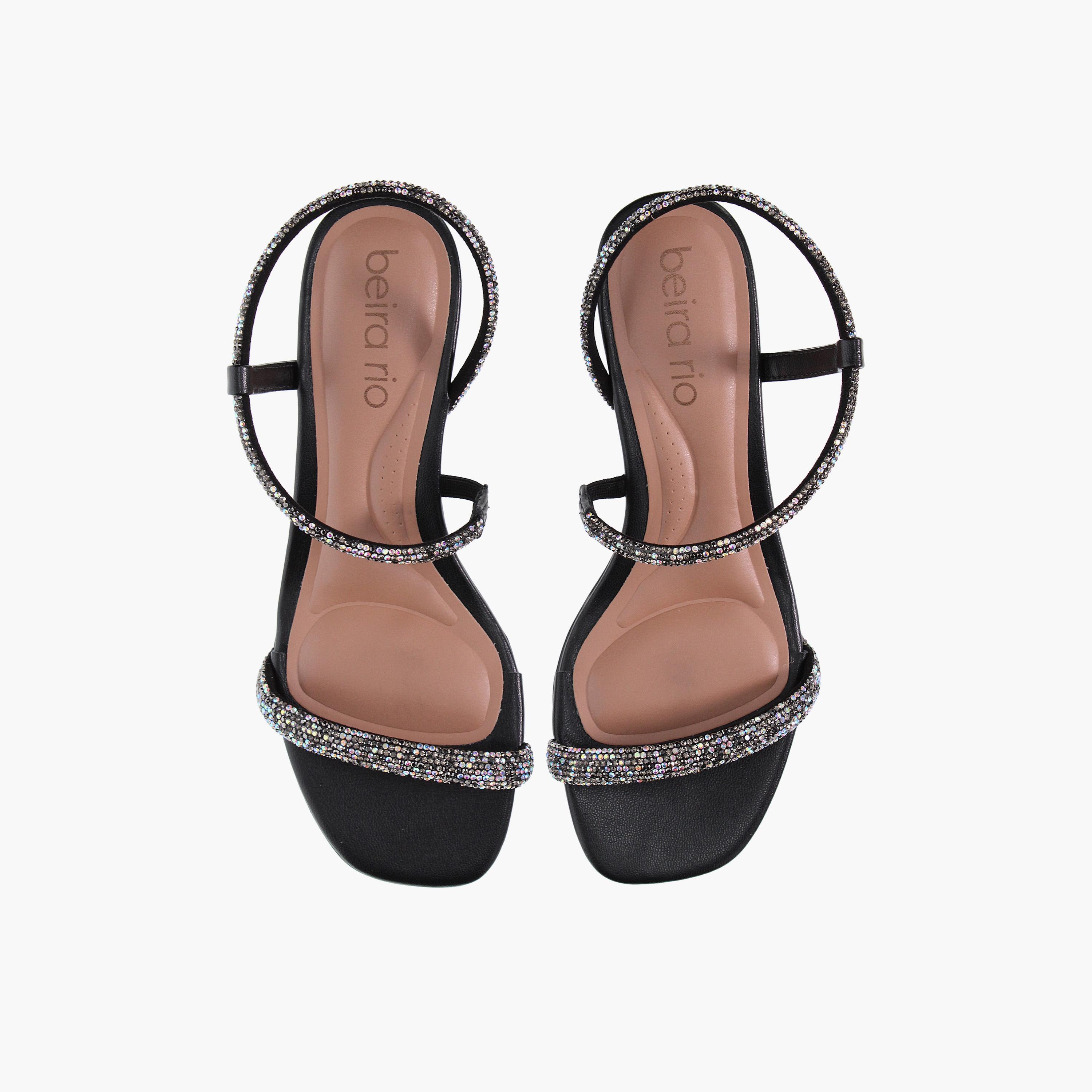 Beira Rio by Geoomnii  Women's Slip-On Block Heels | 8504-108-27151-93042        -women-shoes-sandals-heeled-image-2